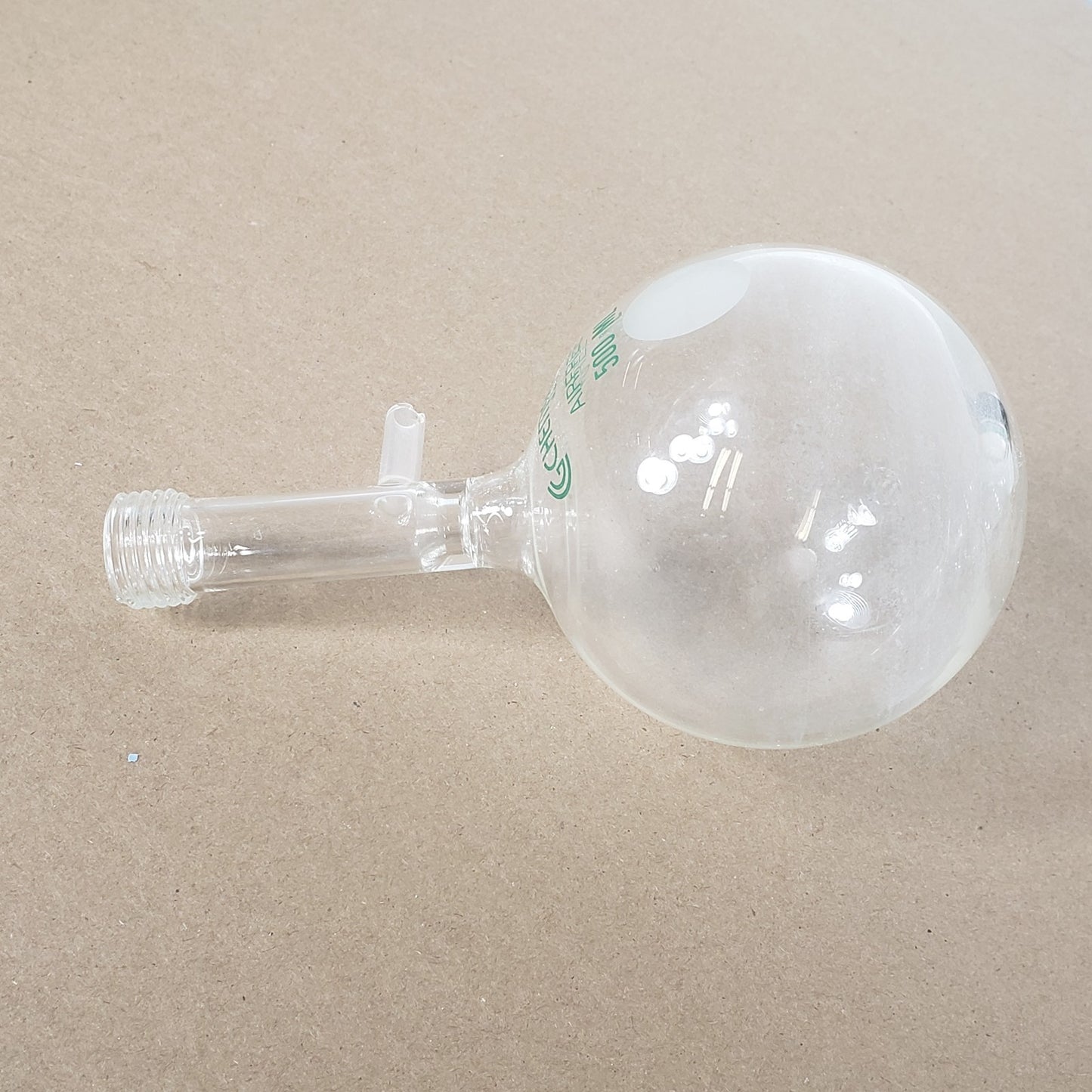 Lot of 3 Chemglass AF-0529-07/0094-04 Airfree Round Bottom Flasks 1000/500mL