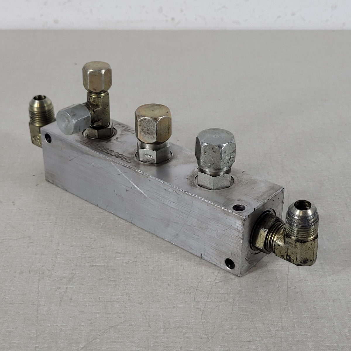 Daman 0806 Aluminum Hydraulic Manifold Header Block AH00003065 Untested
