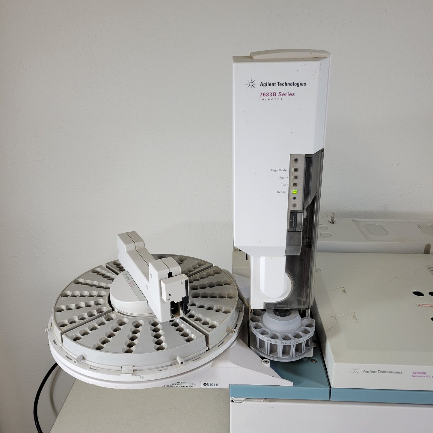 TESTED Agilent 6890N GC FID 7683 Autosampler ChemStation PC Rtx-624 Gas Chromato