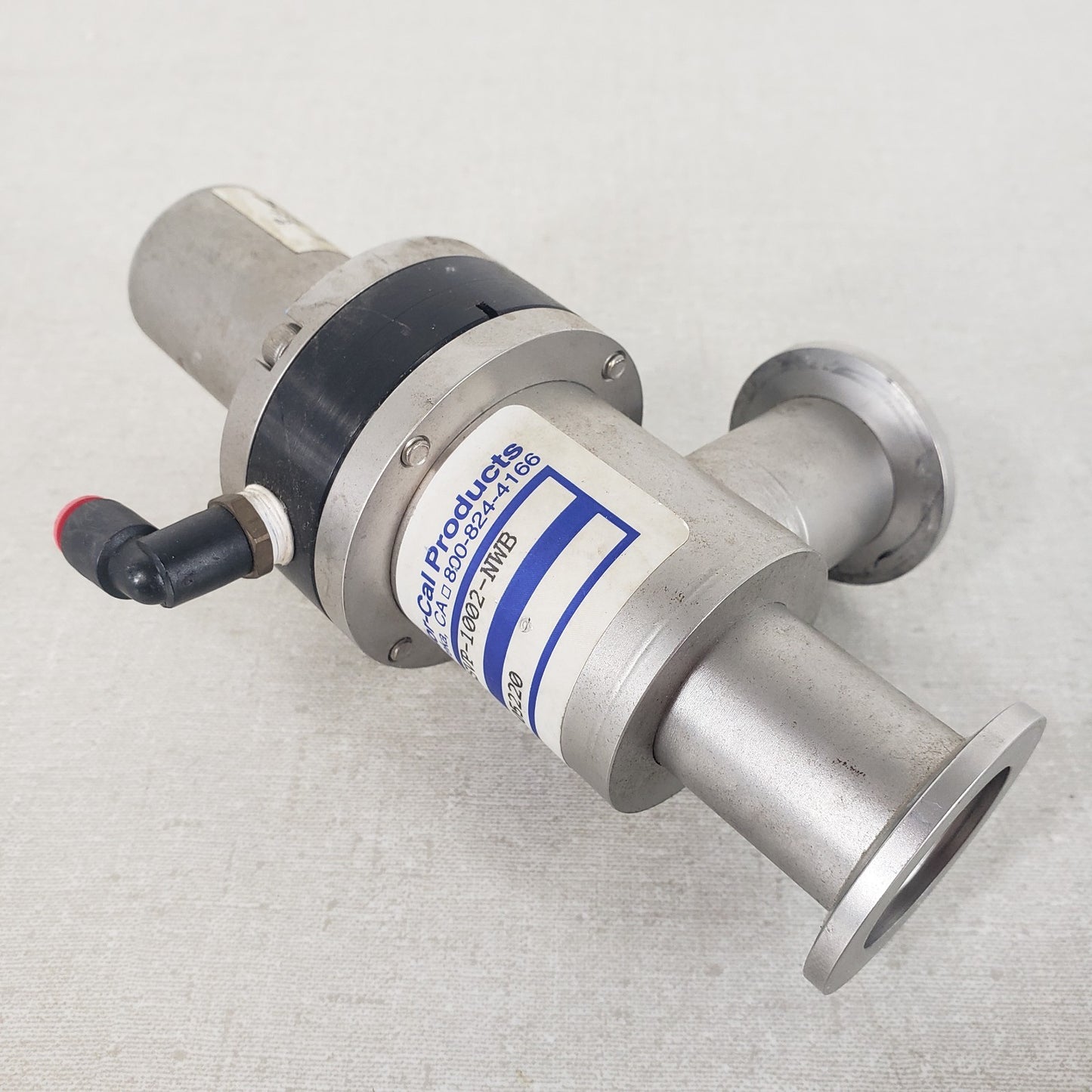 Nor-Cal ESVP-1002-NWB KF25 NW25 Pneumatic Right Angle Vacuum Isolation Valve