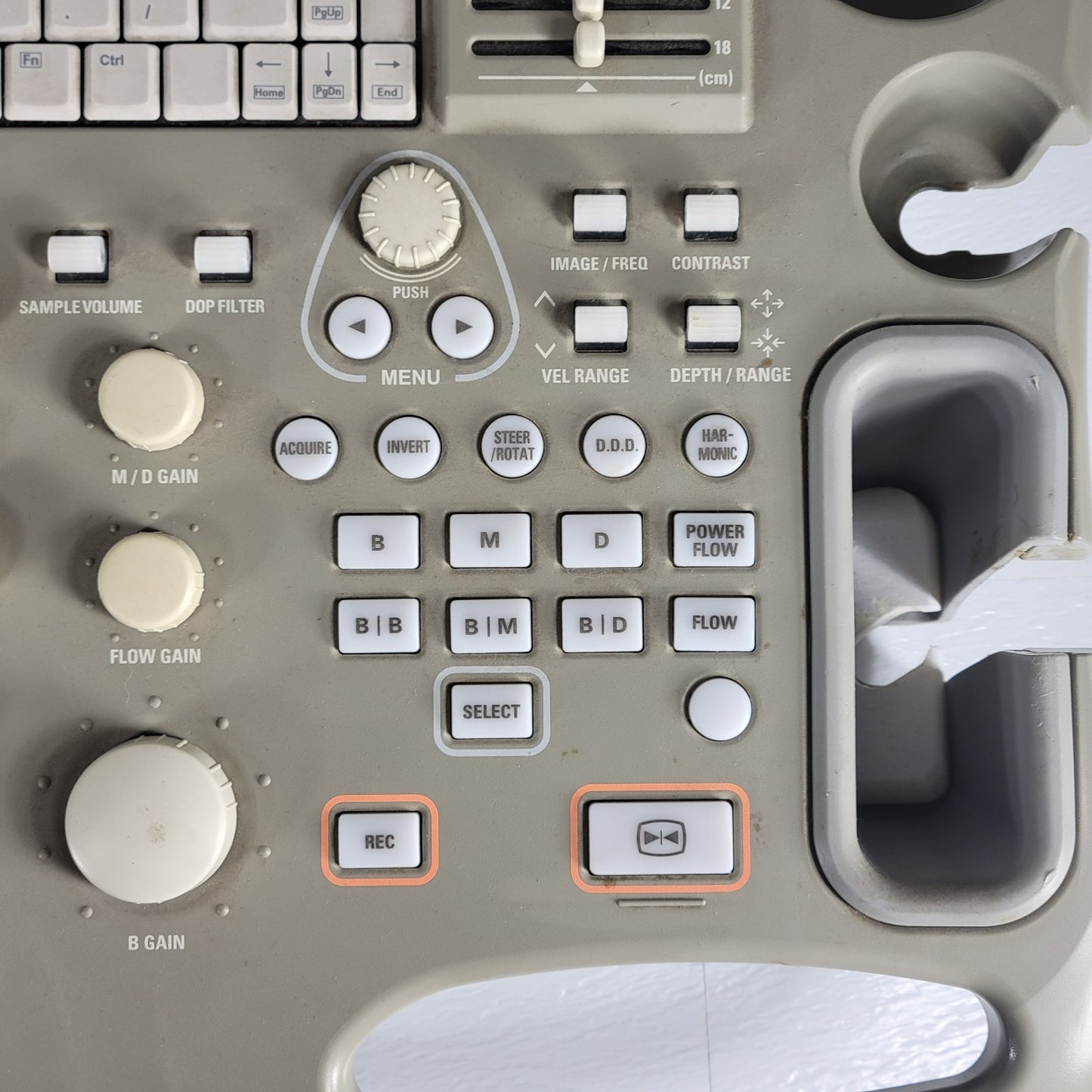 ALOKA SSD-3500 ProSound L-FULLKEY-2002 Alphanumeric Keyboard Ultrasound Part