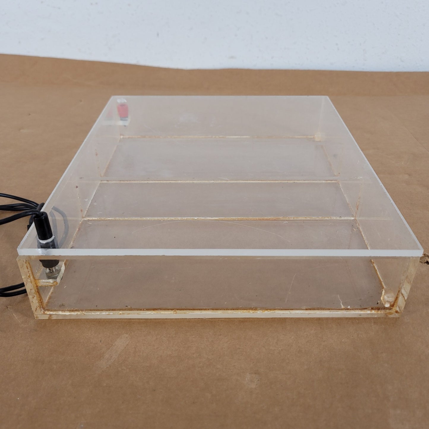 Acrylic Horizontal Gel Electrophoresis Chamber Tank w/ Banana Power Leads