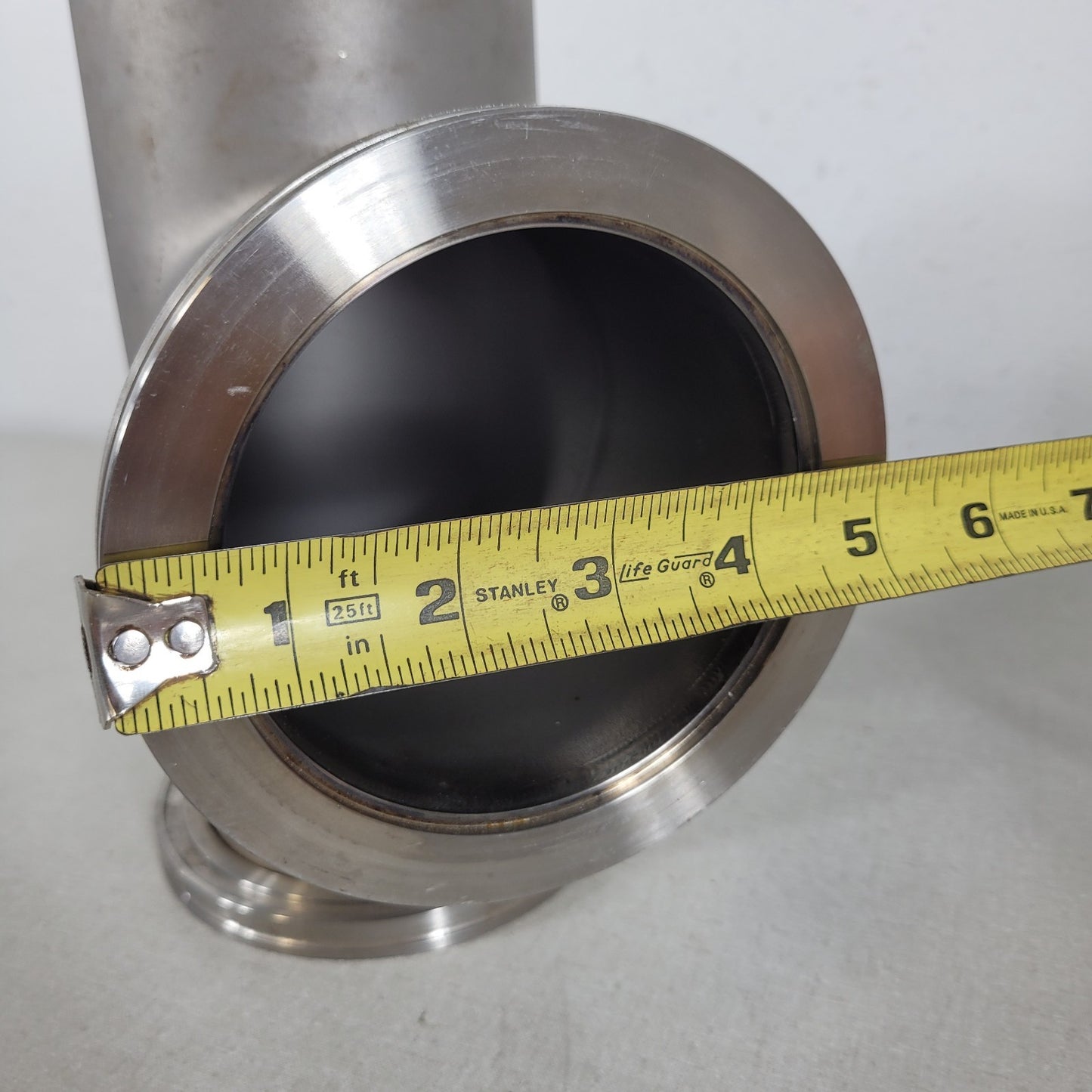 Edwards ISO-K 100 DN100 NW100 3-Way Tee Stainless Steel High Vacuum Fitting