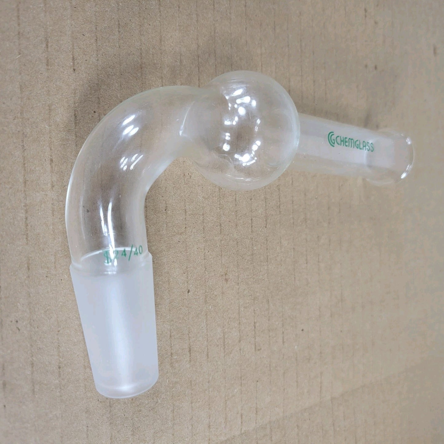 Chemglass CG-1295-01 Drying Tube 75 Degree 24/40 Inner Joint w/out #3 Stopper