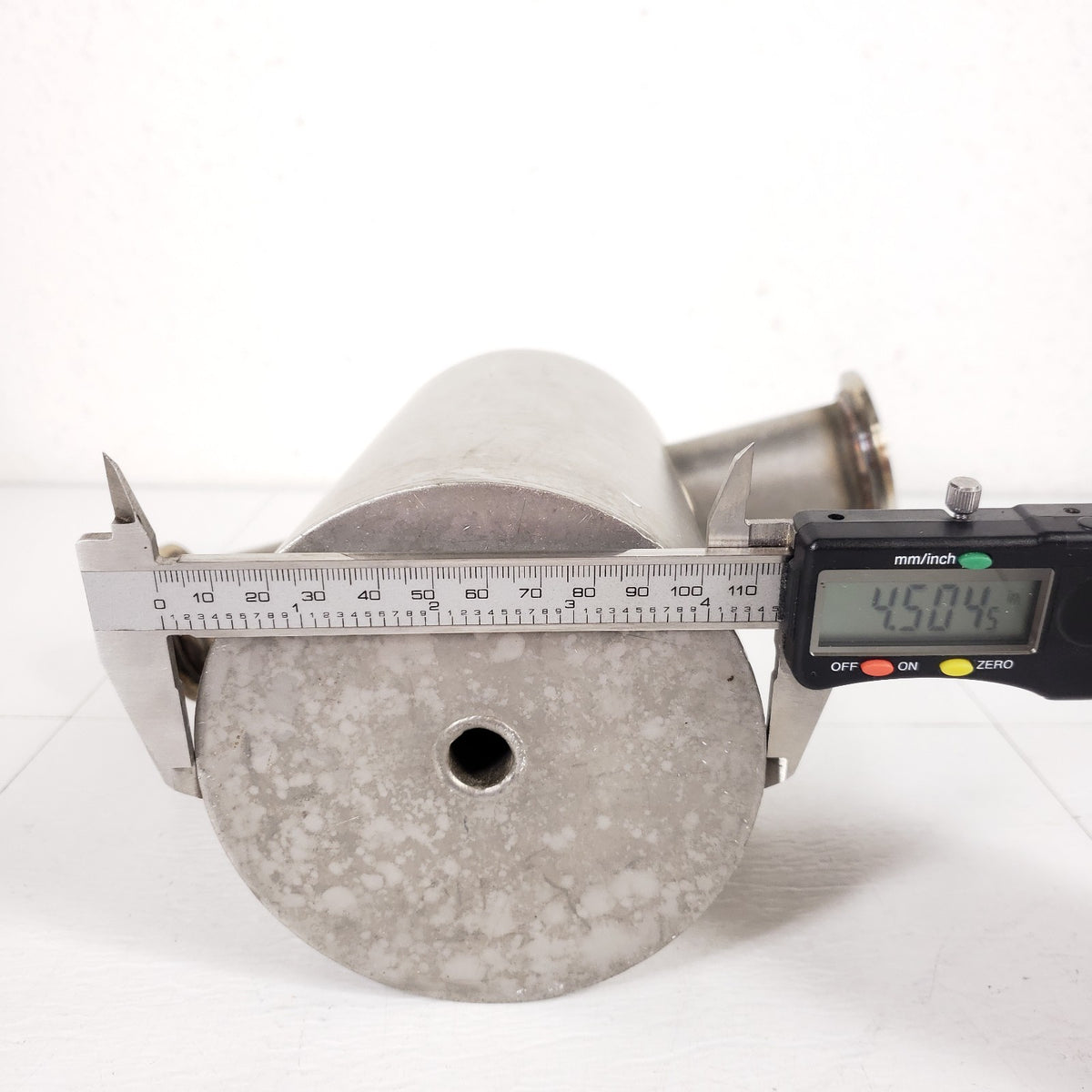Stainless Steel Vacuum Foreline Trap Filter Canister Dual KF40 NW40 Mesh Element