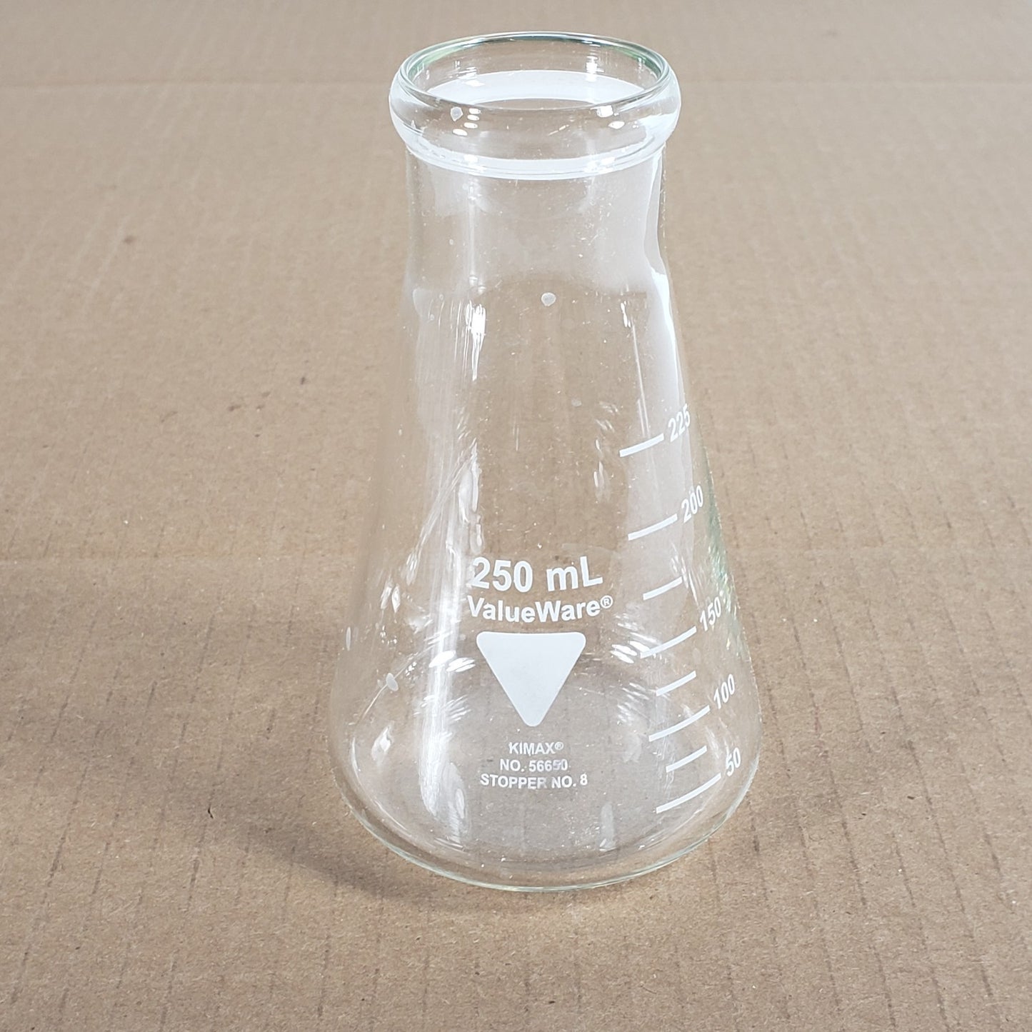Lot of 14 Valueware/Pyrex 56650/26501/5100/4980 250mL Erlenmeyer Flasks