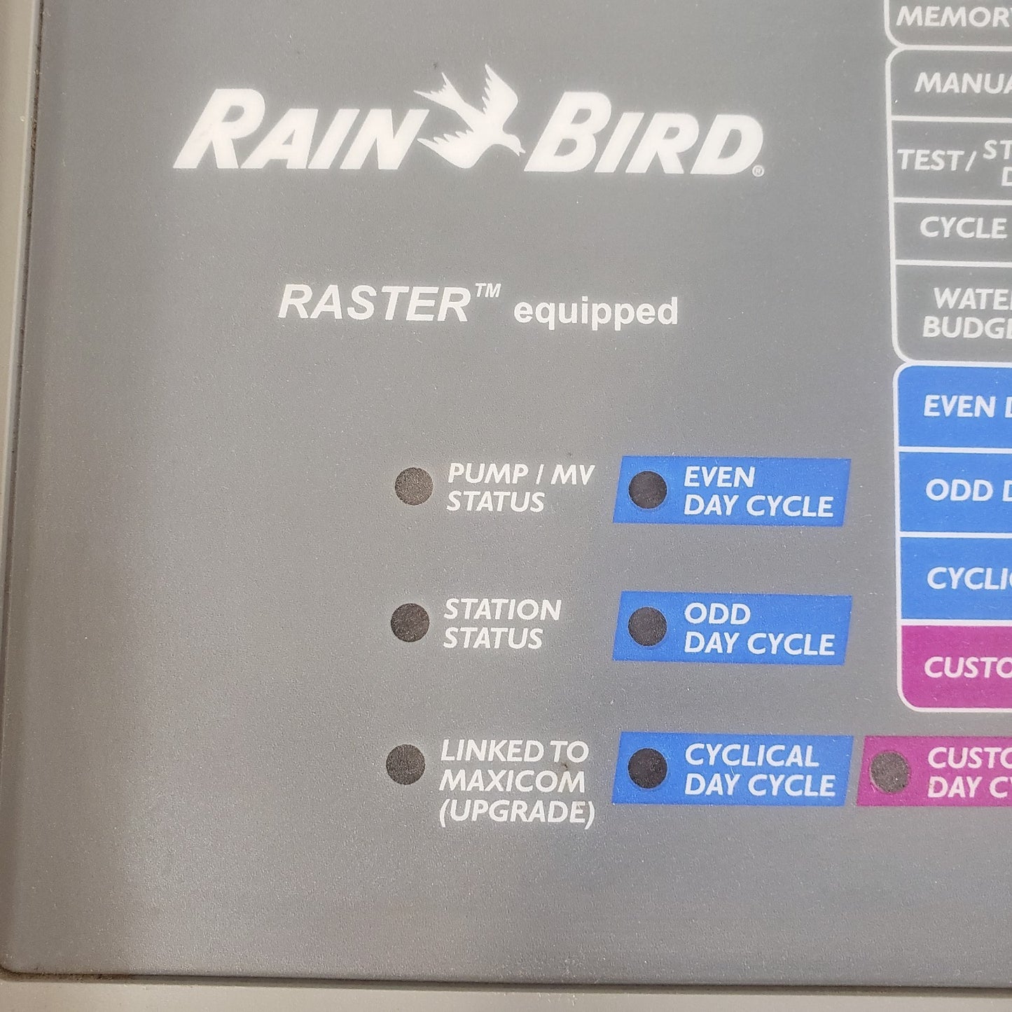 RAINBIRD ESP24MC 631183A Irrigation System Controller Panel with Cycle + Soak