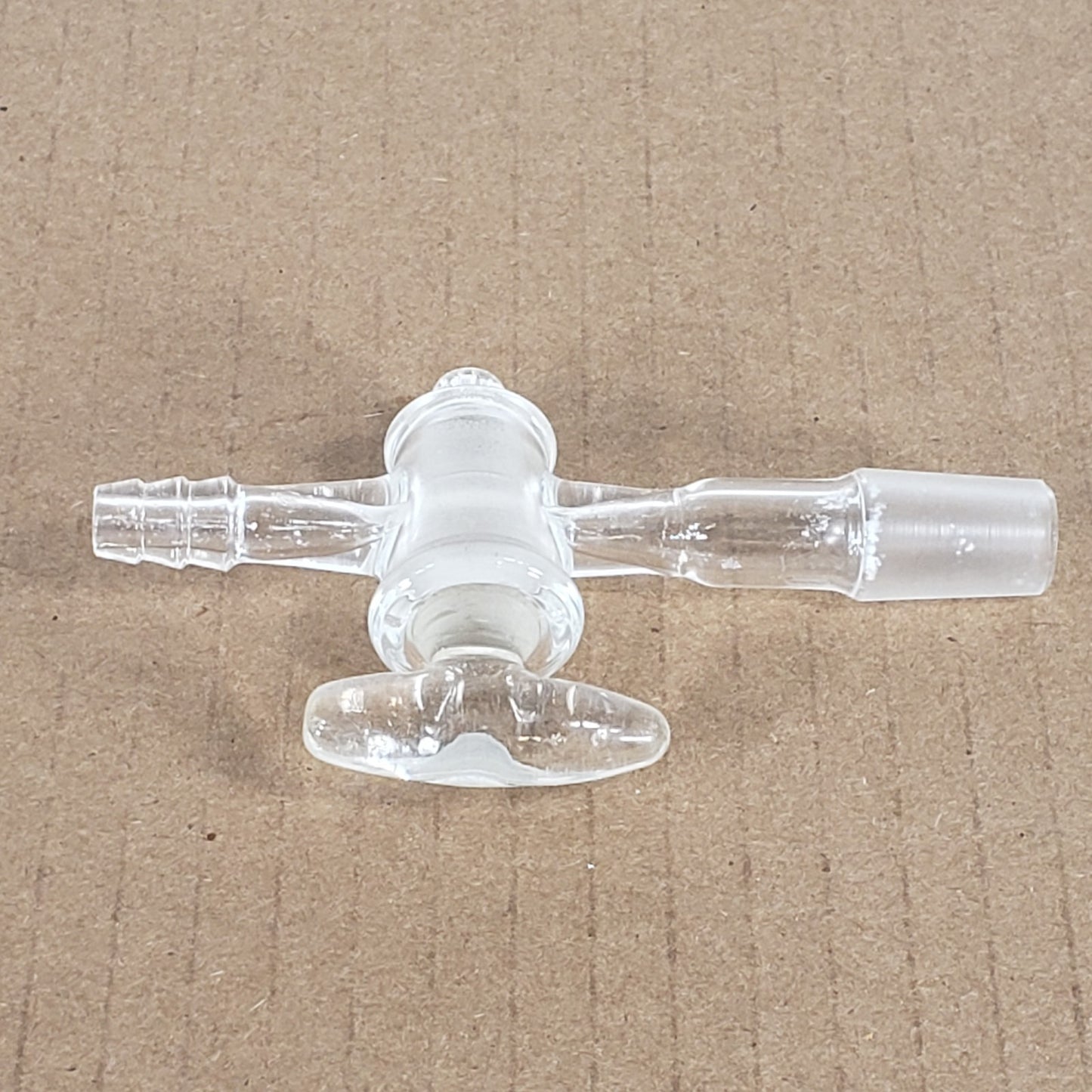 2x Unbranded 14/20 Outer Joint To 3/8" Hose/Straight Tube Adapters w/Stopcocks