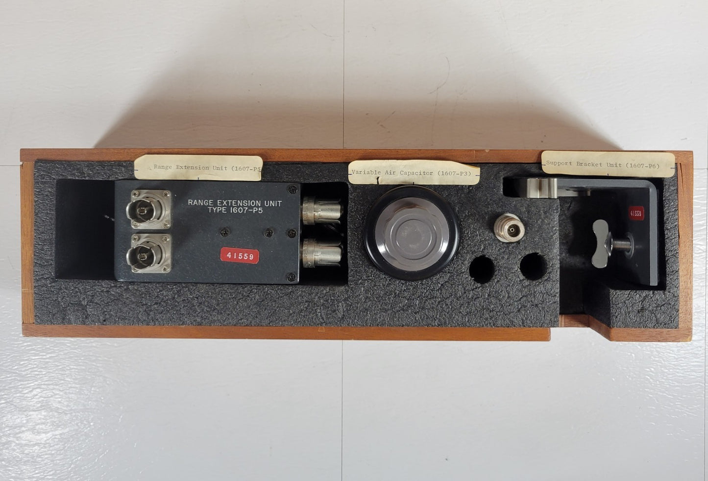 General Radio 1607-A Transfer Function Immittance Bridge GR874 Accessory Kit