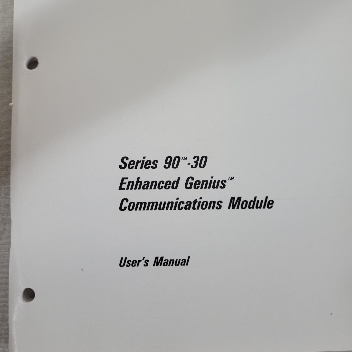 GE Fanuc GFK-0695 Series 90-30 Enhanced Genius Communications Module User Manual