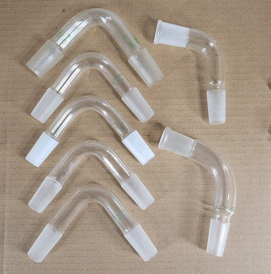 Lot Of 7 Chemglass CG-1010-01/CG-1071-01 Distillation Adapter 75/105 24/40 Joint