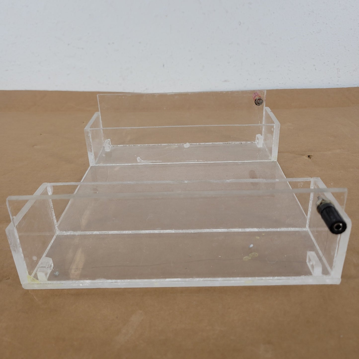 Custom Acrylic Horizontal Agarose Gel Electrophoresis Tank Banana Terminals