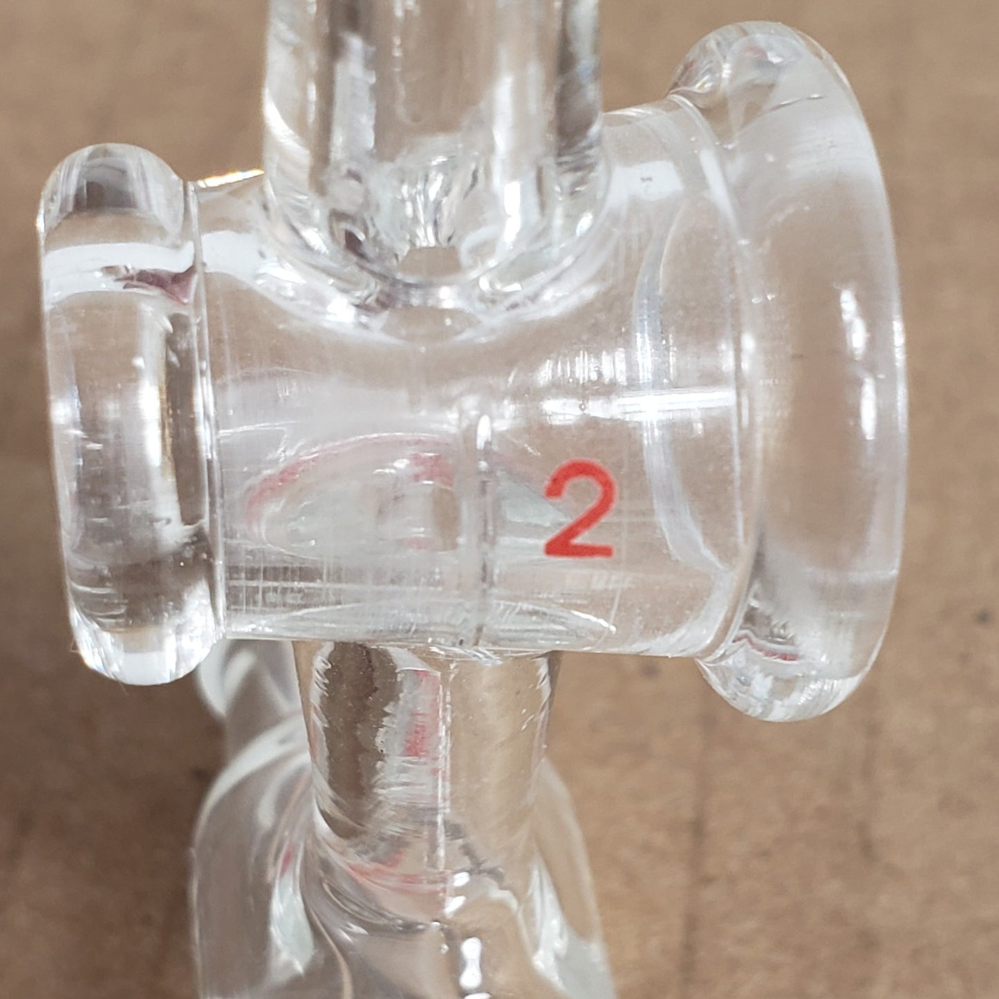 Synthware A741420G Control Flow Vertical Vacuum Take-Off Adapter 14/20 CN