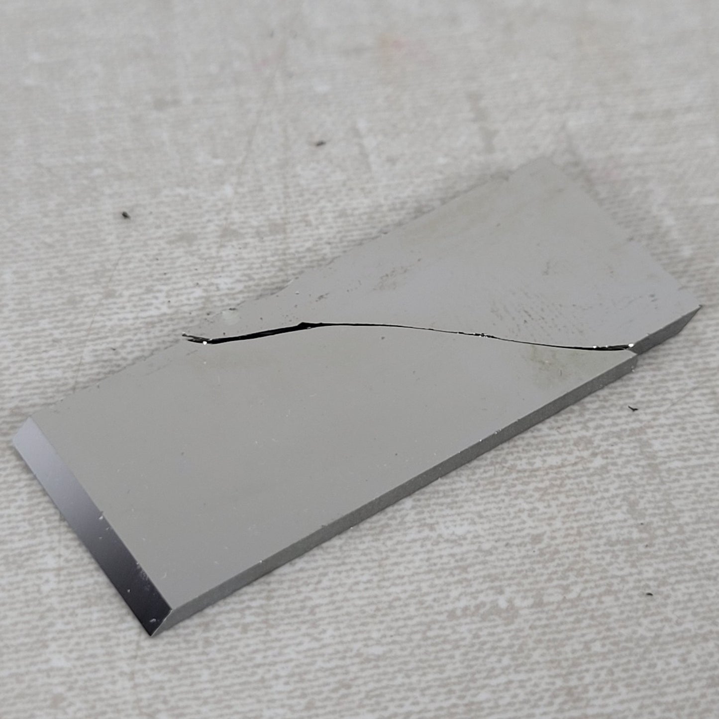 Foxboro Wilks C05-6 Germanium ATR FTIR Trapezoid Reflection Crystal Cracked