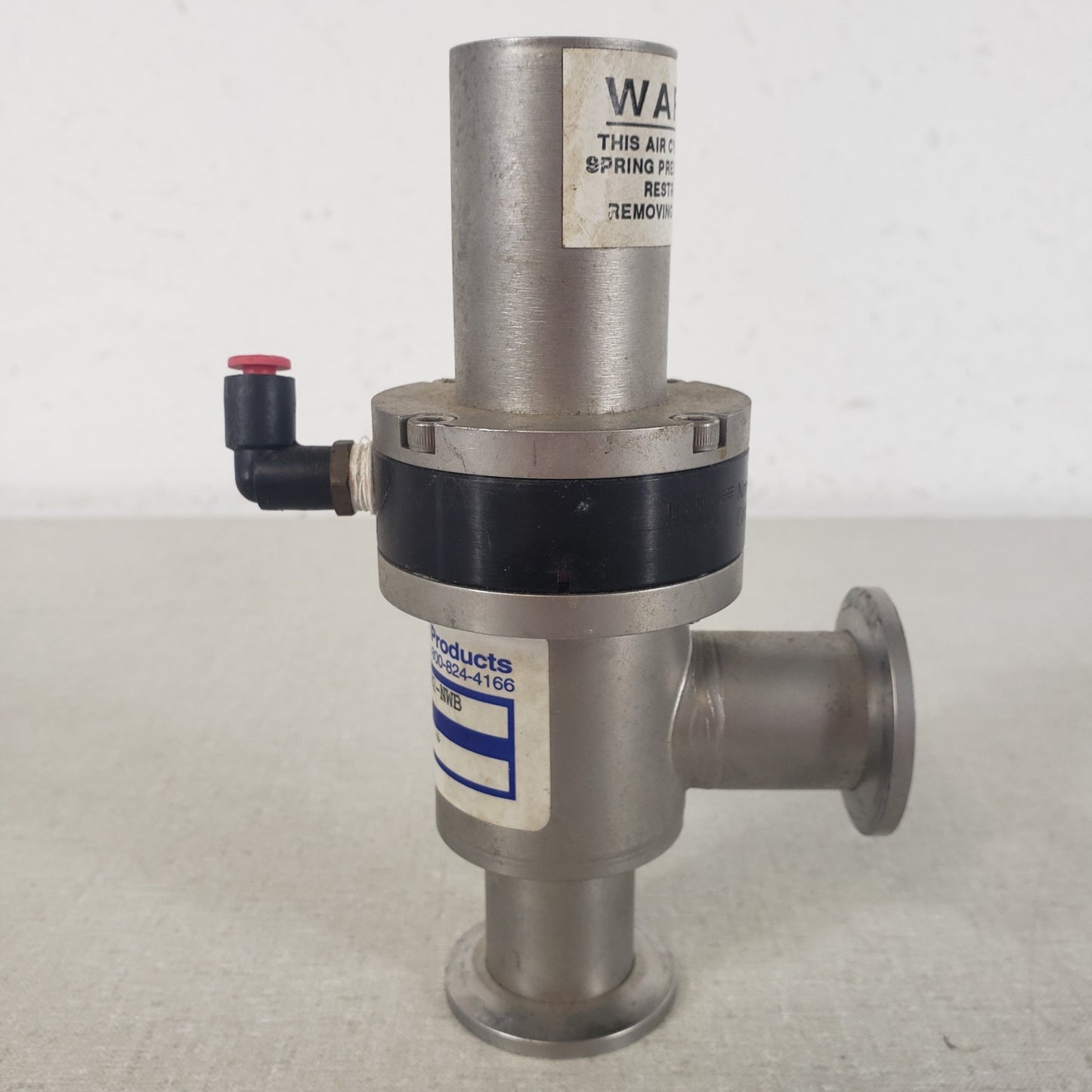 Nor-Cal ESVP-1002-NWB KF25 NW25 Pneumatic Right Angle Vacuum Isolation Valve