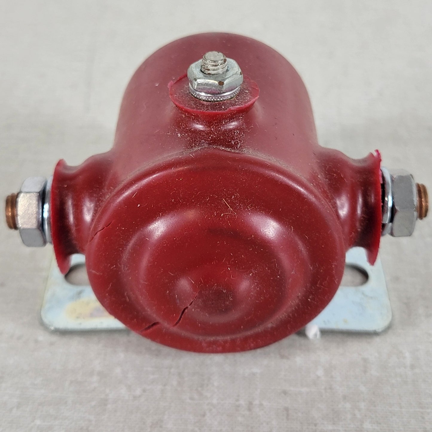Cole Hersee 24071 12V SPST Intermittent Duty Solenoid Relay 3-Stud Cracked Cover