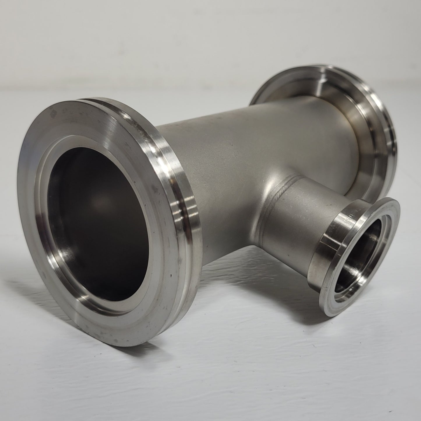 ISO-K63 to KF40 NW40 QF40 3-Way High Vacuum Reducing Tee Stainless Steel