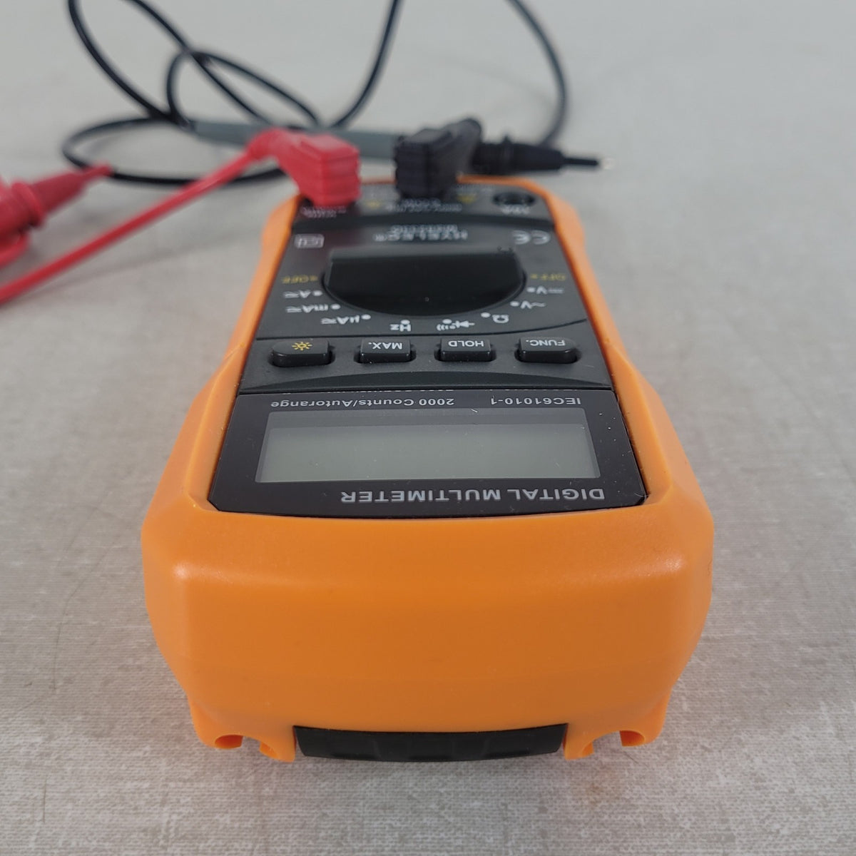 HYELEC MS8233D Digital Multimeter 2000 Count Auto Range AC DC Volt Ohm Amp