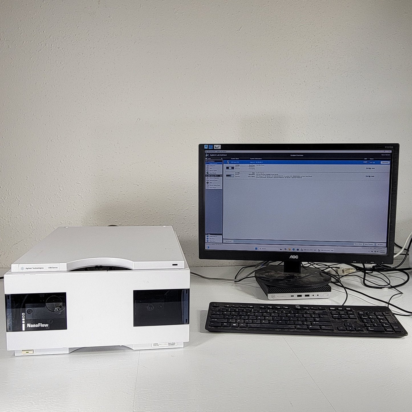 TESTED Agilent G2226A 1200 Nano Pump HPLC w/ 4µL NanoFlow Sensor No SSV