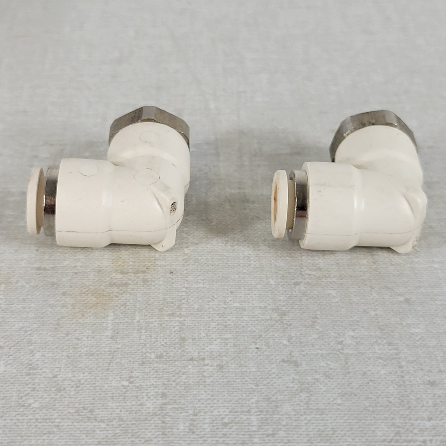 Lot of 2 Franke 1560911 8mm Tube 3/8" Thread 90° Elbow for A800 Espresso Machine