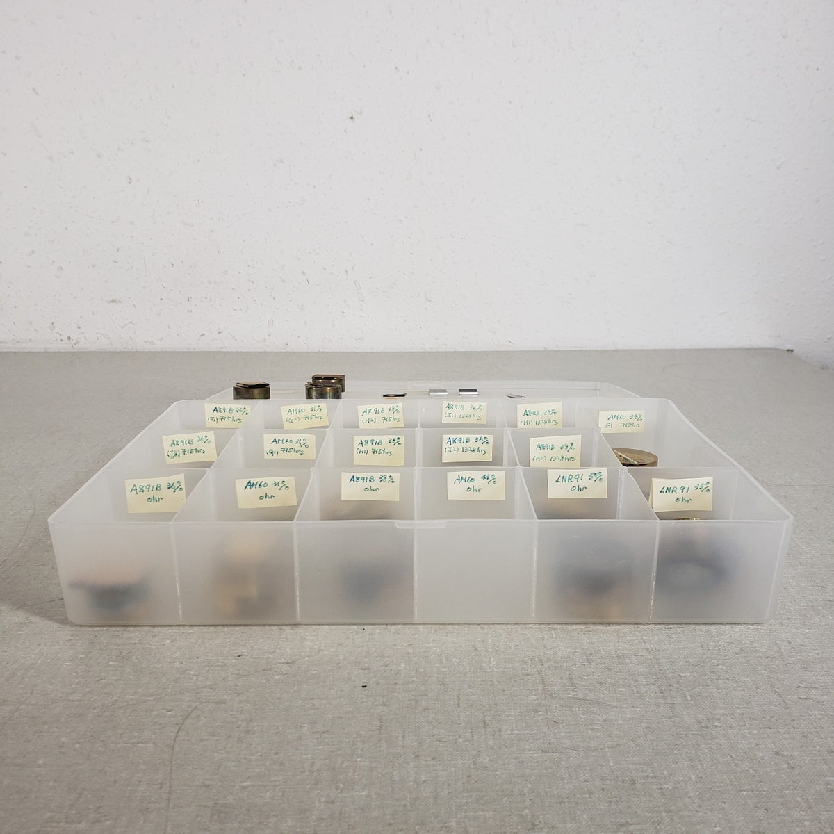 LOT OF 20 Assorted SEM Sample Stubs Pucks Specimen Mounts Electron Microscope