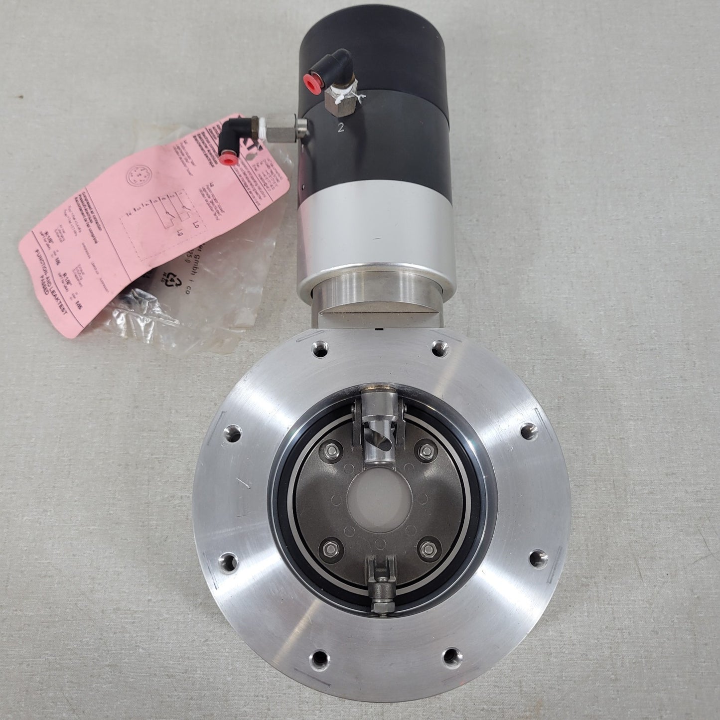 TESTED WORKS VAT N-6288-107 DN100 ISO-F Pneumatic Butterfly High Vacuum Valve