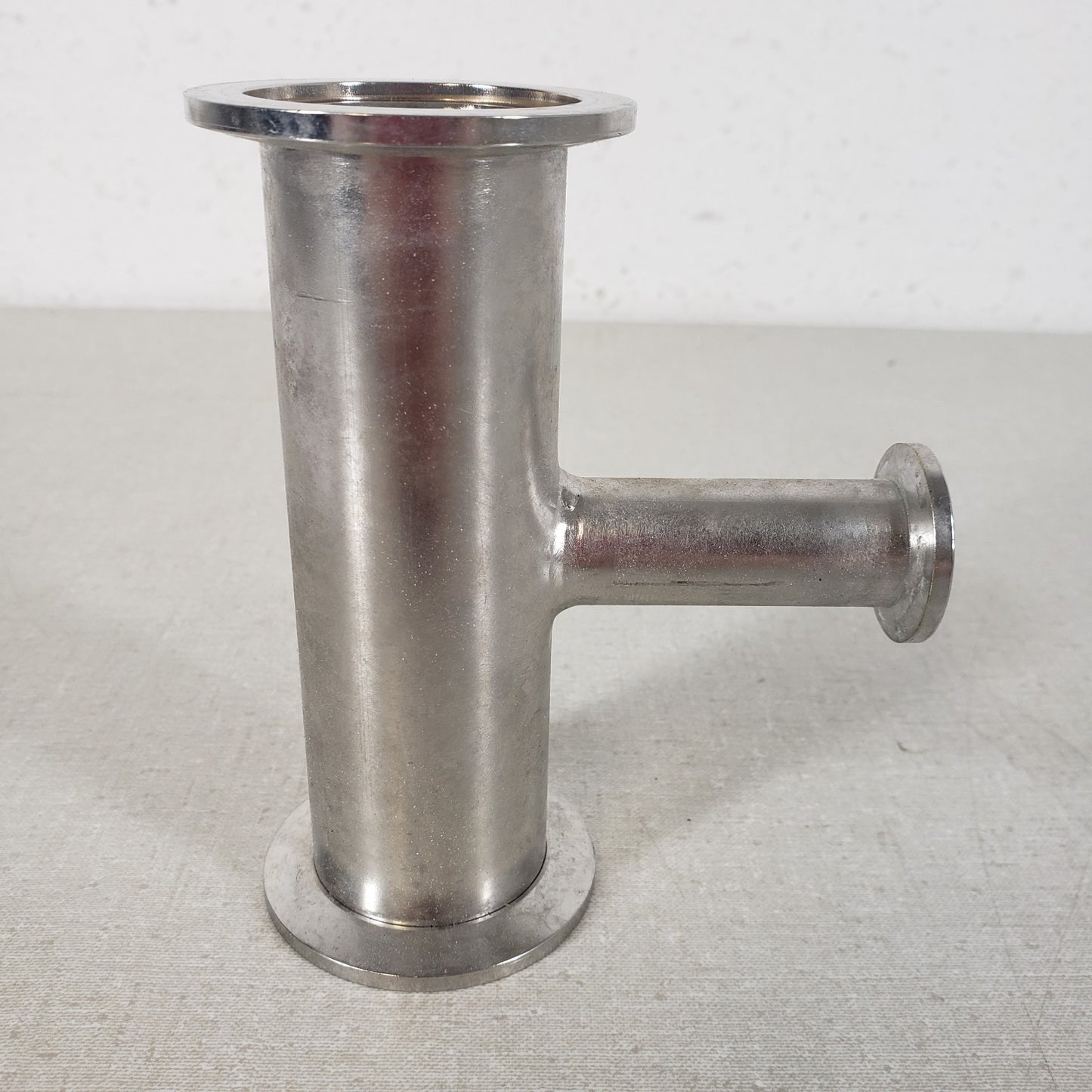 2x KF40 1x KF16 Stainless Reducing Tee NW40 NW16 High Vacuum Fitting