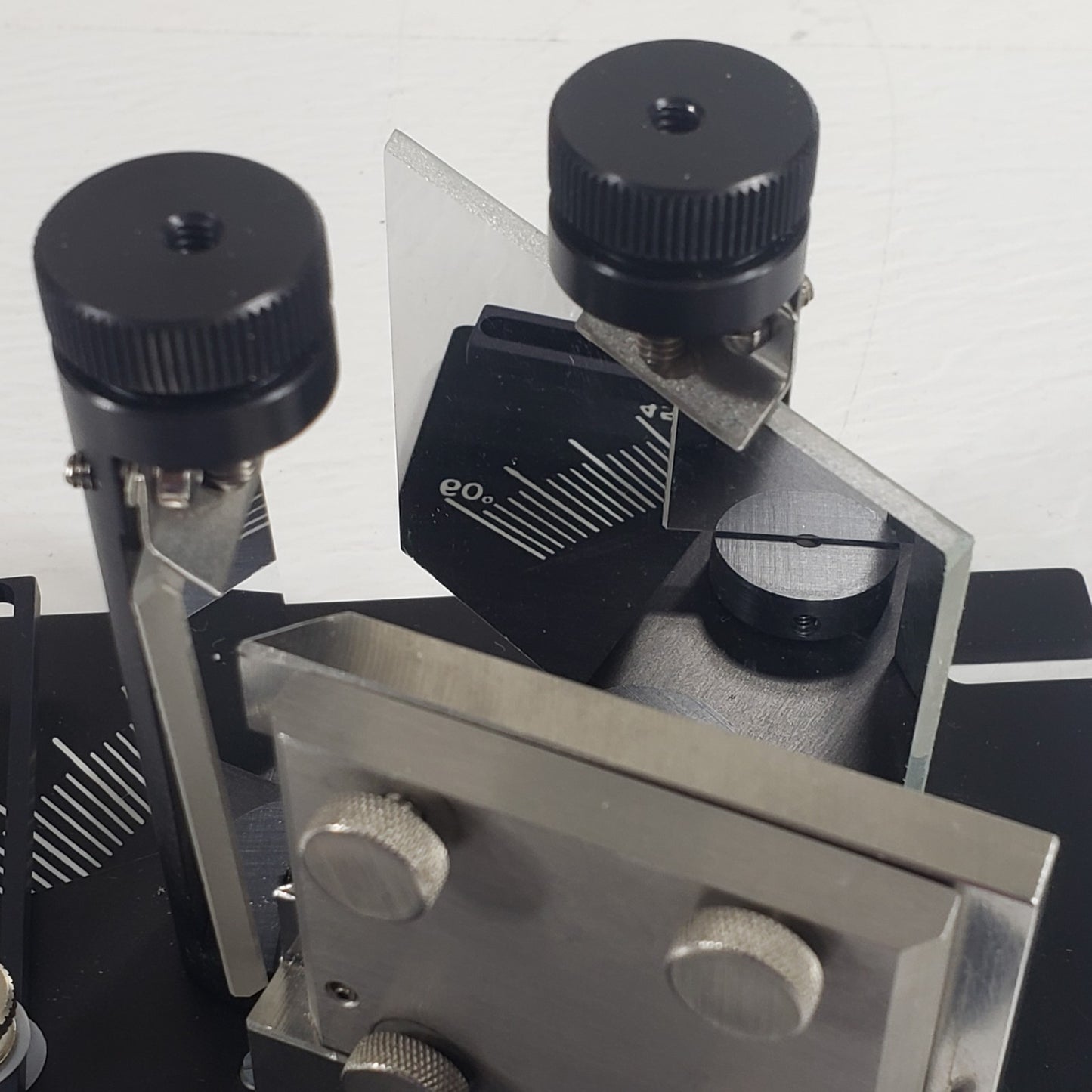 Vintage Wilks Scientific IR Spectrophotometer Optics Kit Mirrors Stand & Case
