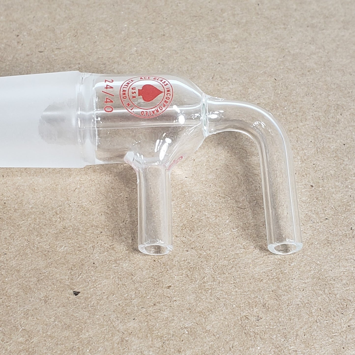 Ace Glass Inc. 7792-07 Distilling Cold Finger 24/40 Joint Straight Tube Arms