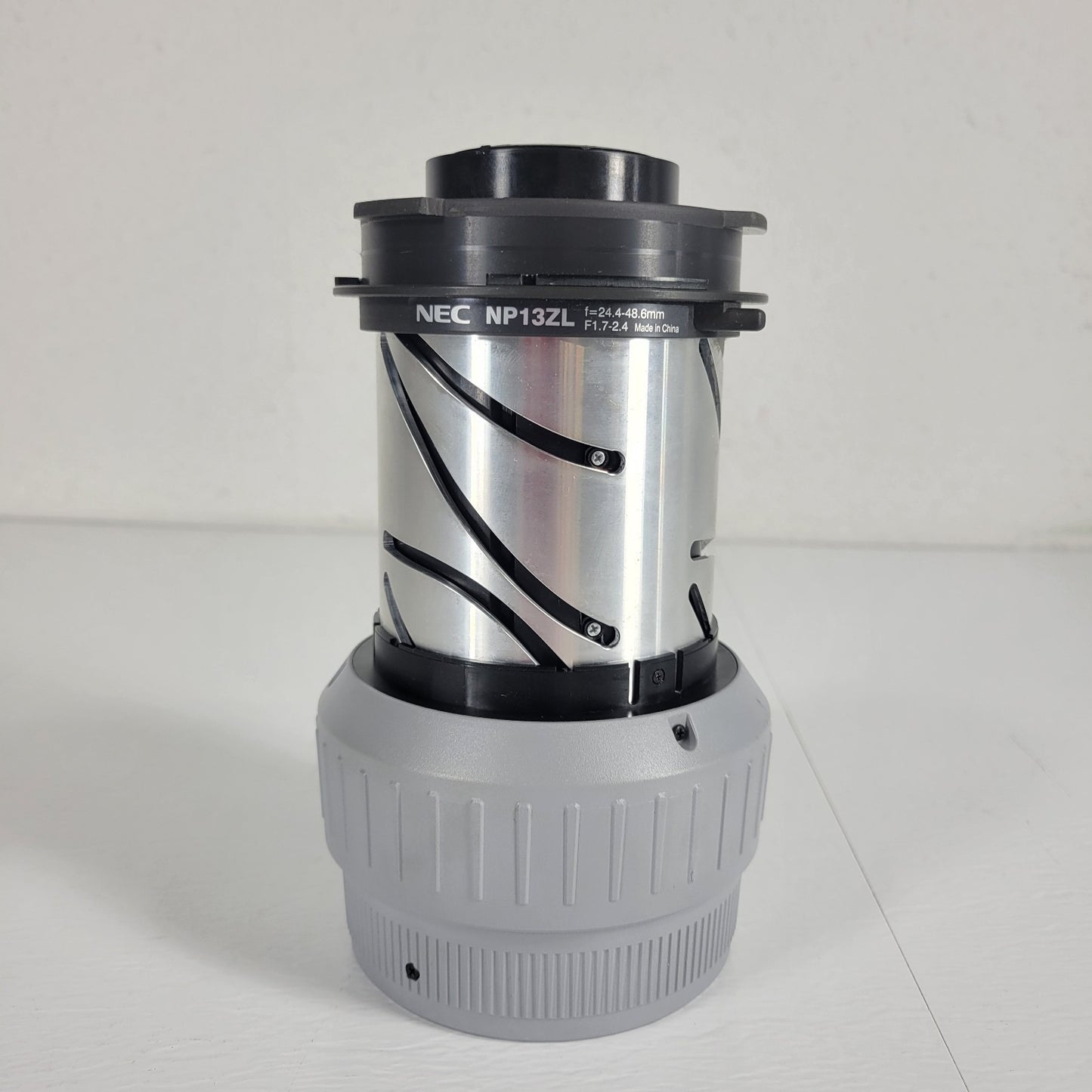 NEC NP13ZL Lens, f=24.4 - 48.6mm, F1.7 - 2.4, Used in NEC Projectors