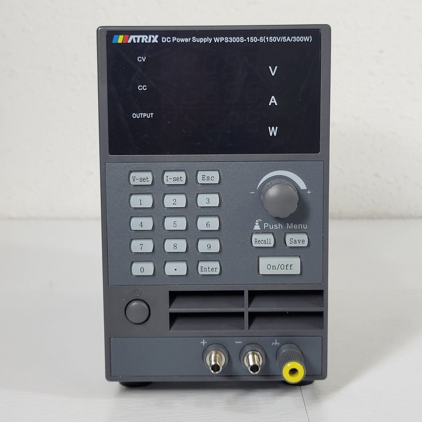 MATRIX WP300S-150-5 150V 5A 300W DC Power Supply w/ Instruction Manual USB RS232