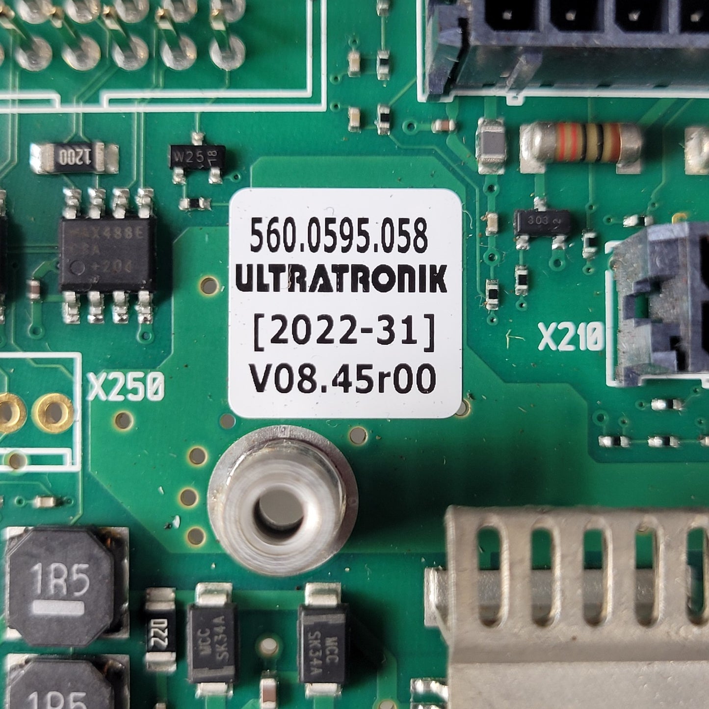 Franke 560.0595.058 V08.45r00 A800 Espresso Machine Central Control Board PCA