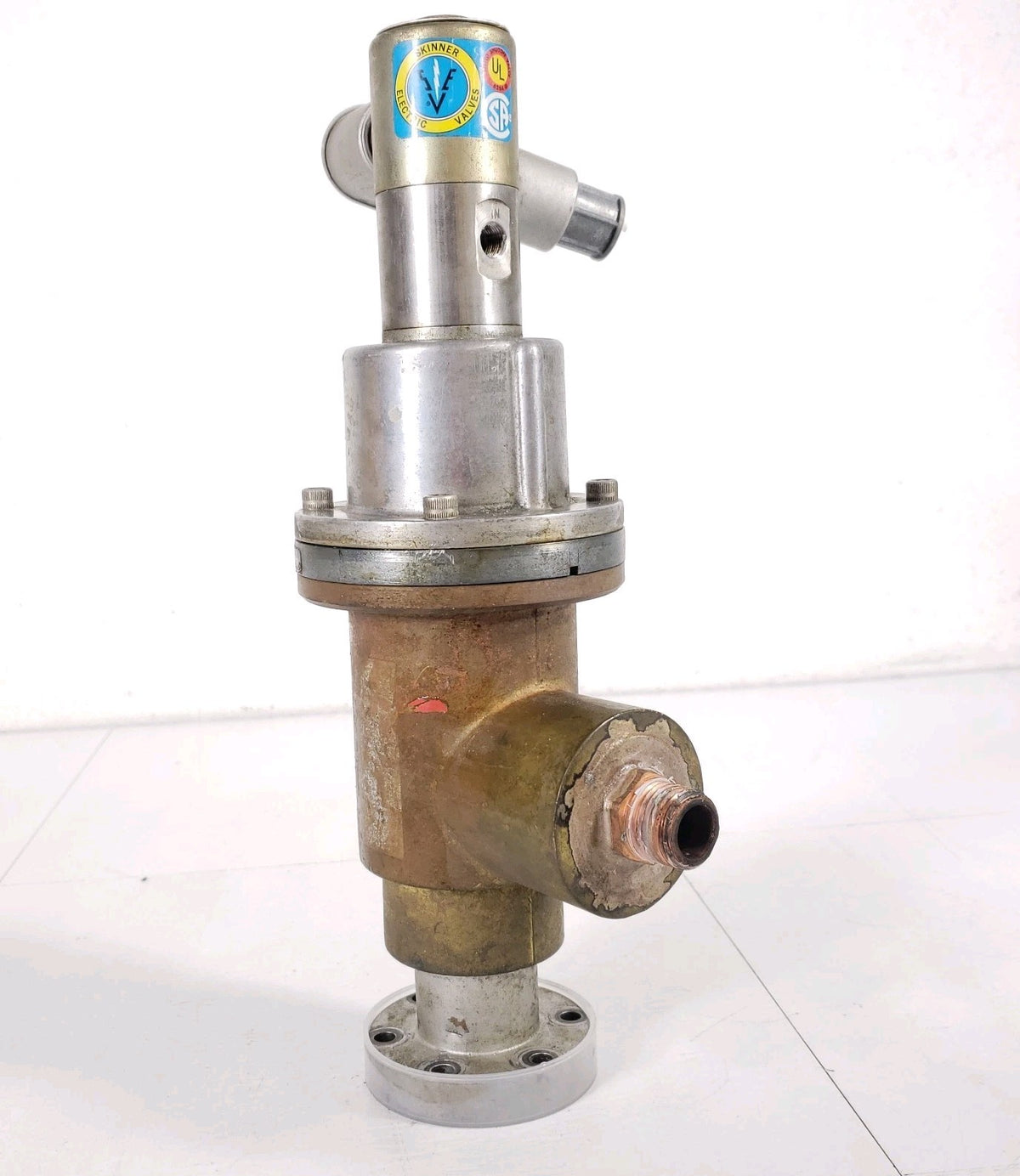 Airco Temescal 1330 Pneumatic High Vacuum Valve 2.75" DN35CF w/ Solenoid
