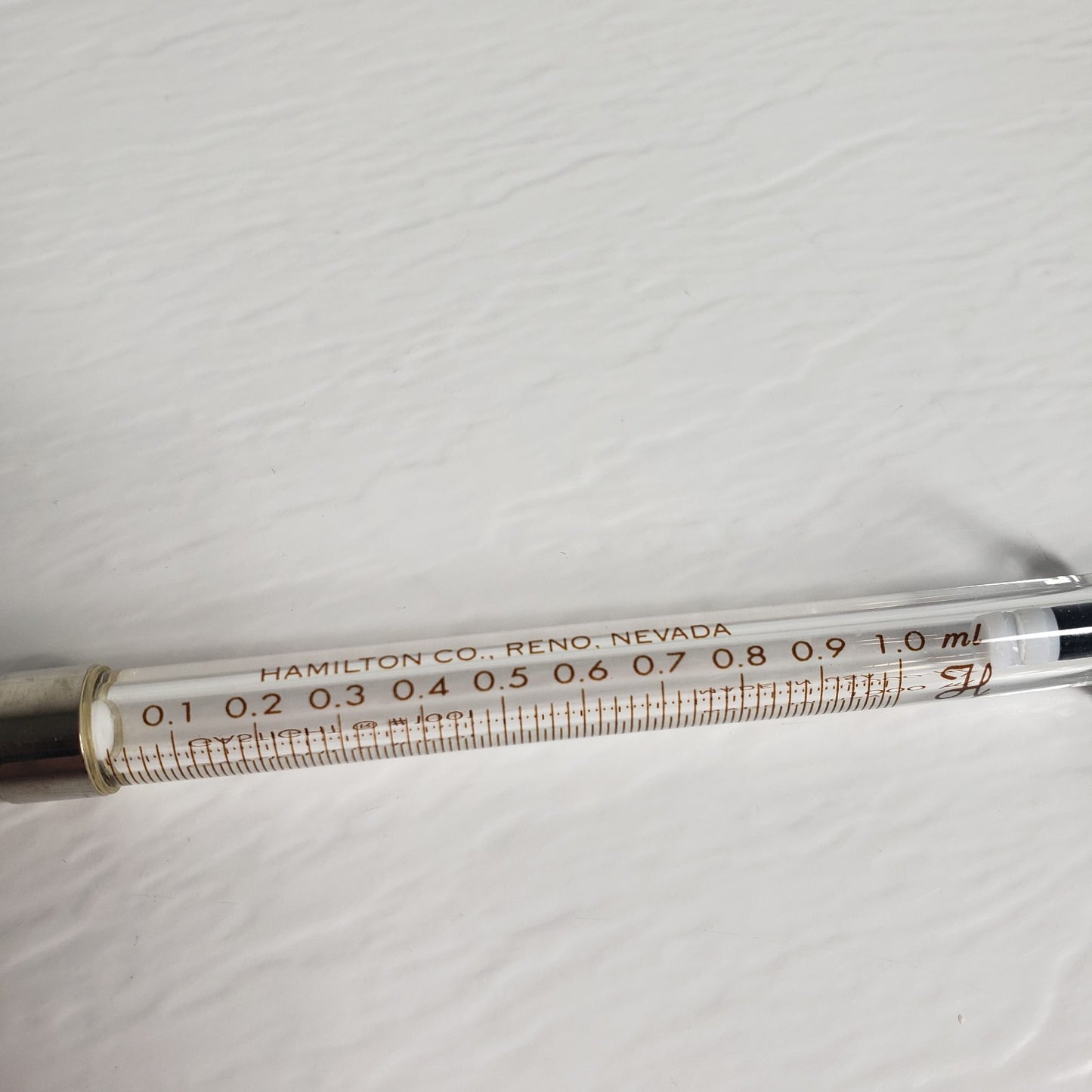 HAMILTON Gastight #1001 1.0ml/1000μl Srng, Ndl Hub for Removeable Ndls