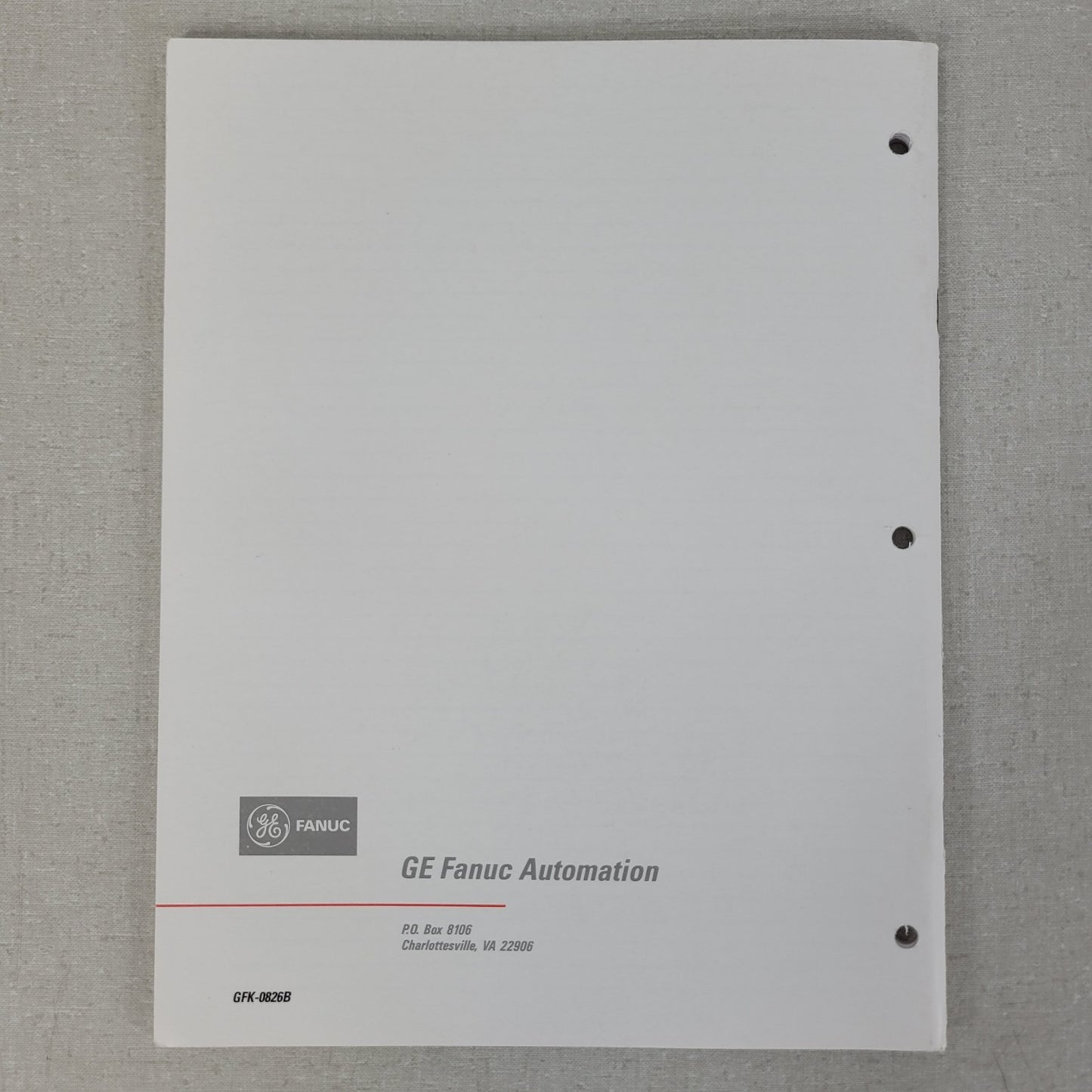 GE Fanuc GFK-0826 Field Control Distributed I/O Modules User Manual PLC Original