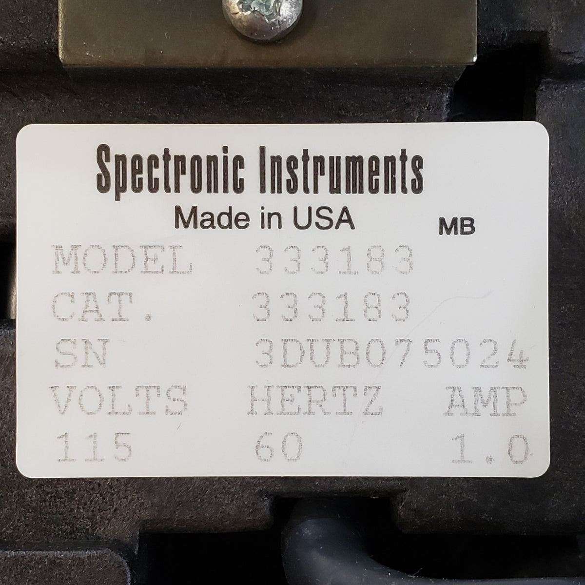 SPECTRONIC 20D+ 333183 Digital Spectrophotometer 340-950nm No Sample Holder