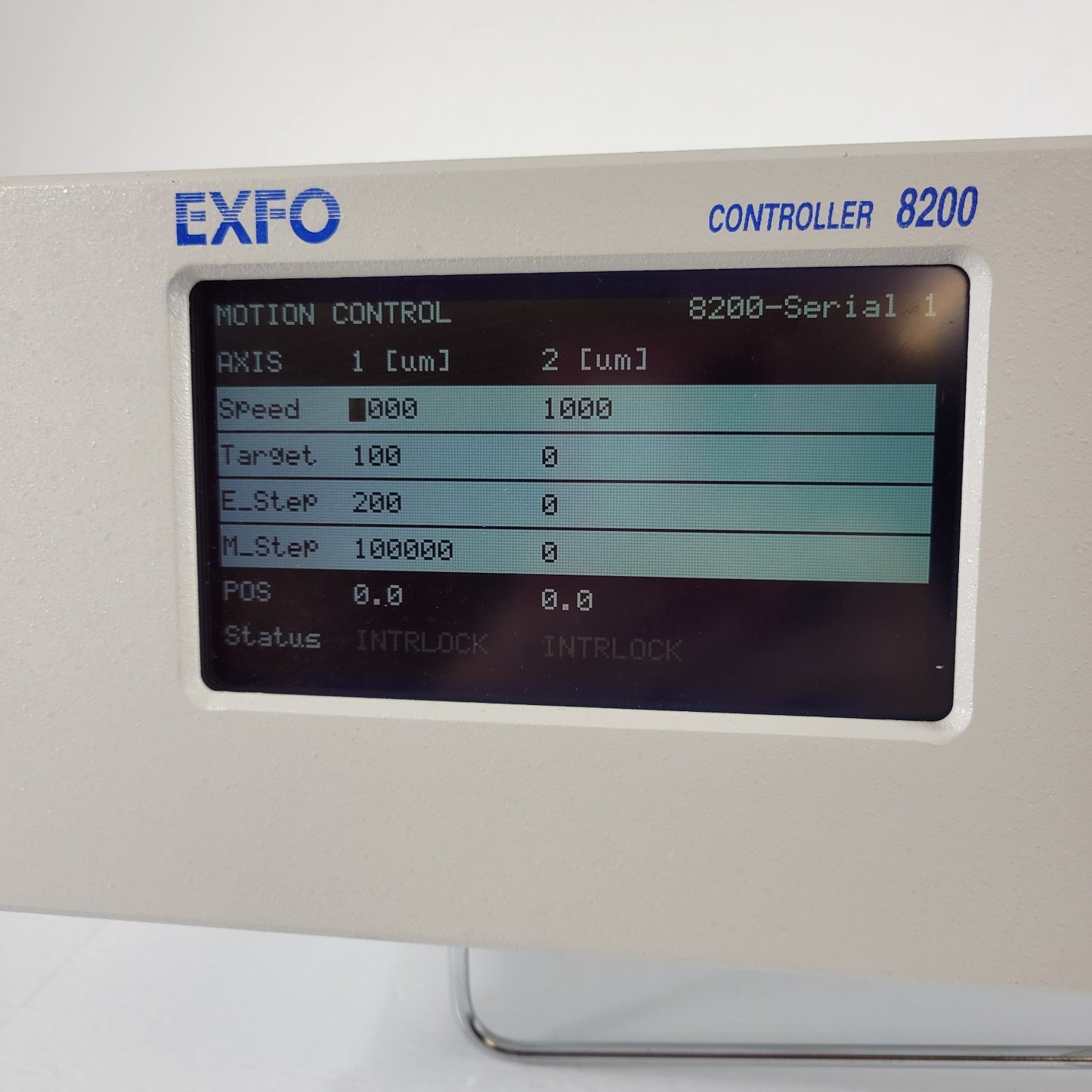 Burleigh Inchworm EXFO Controller 8200 Dual Axis Motor Micromanipulator RS232