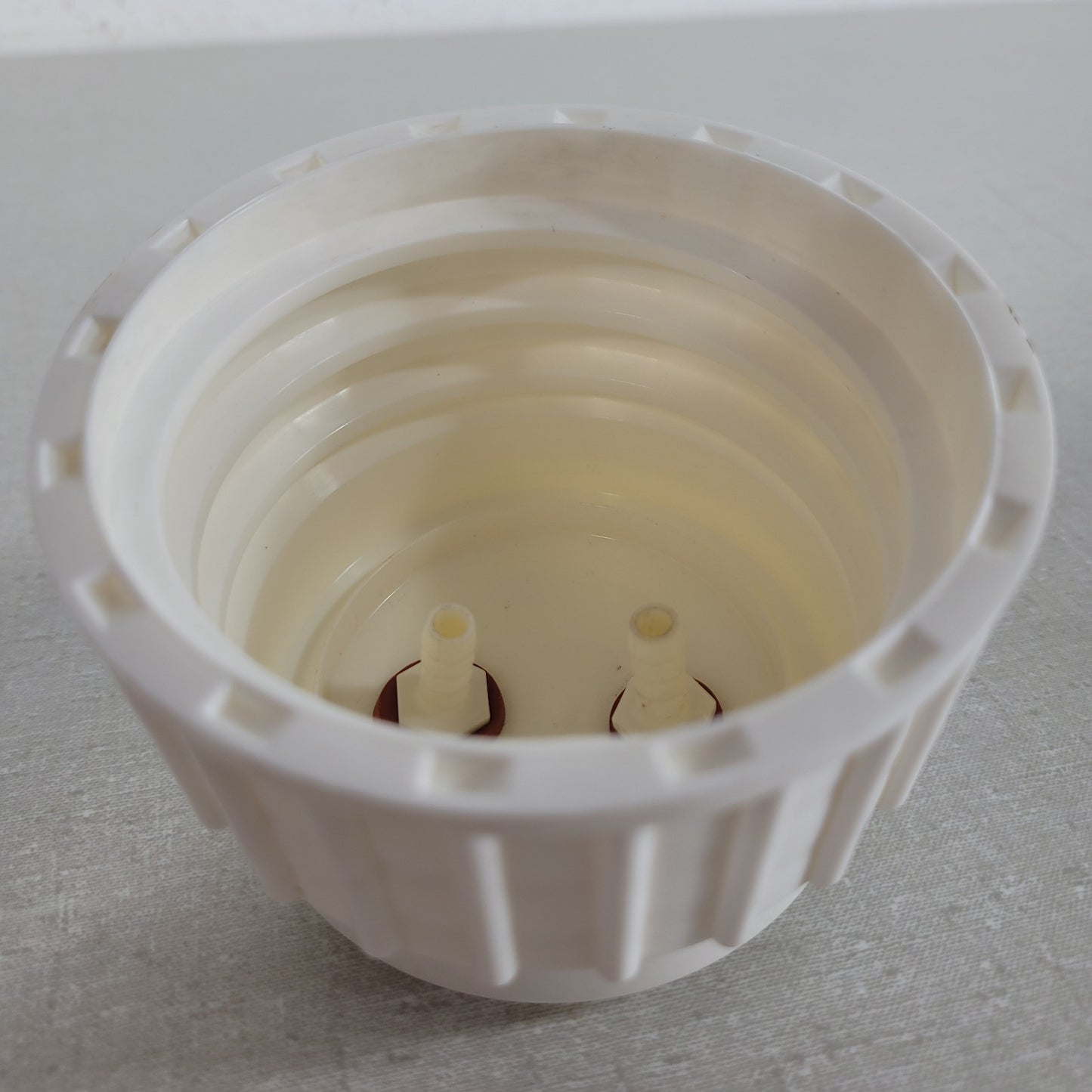 Nalgene 50 Liter Laboratory Carboy Replacement Cap w/ Dual Hose Port Fittings