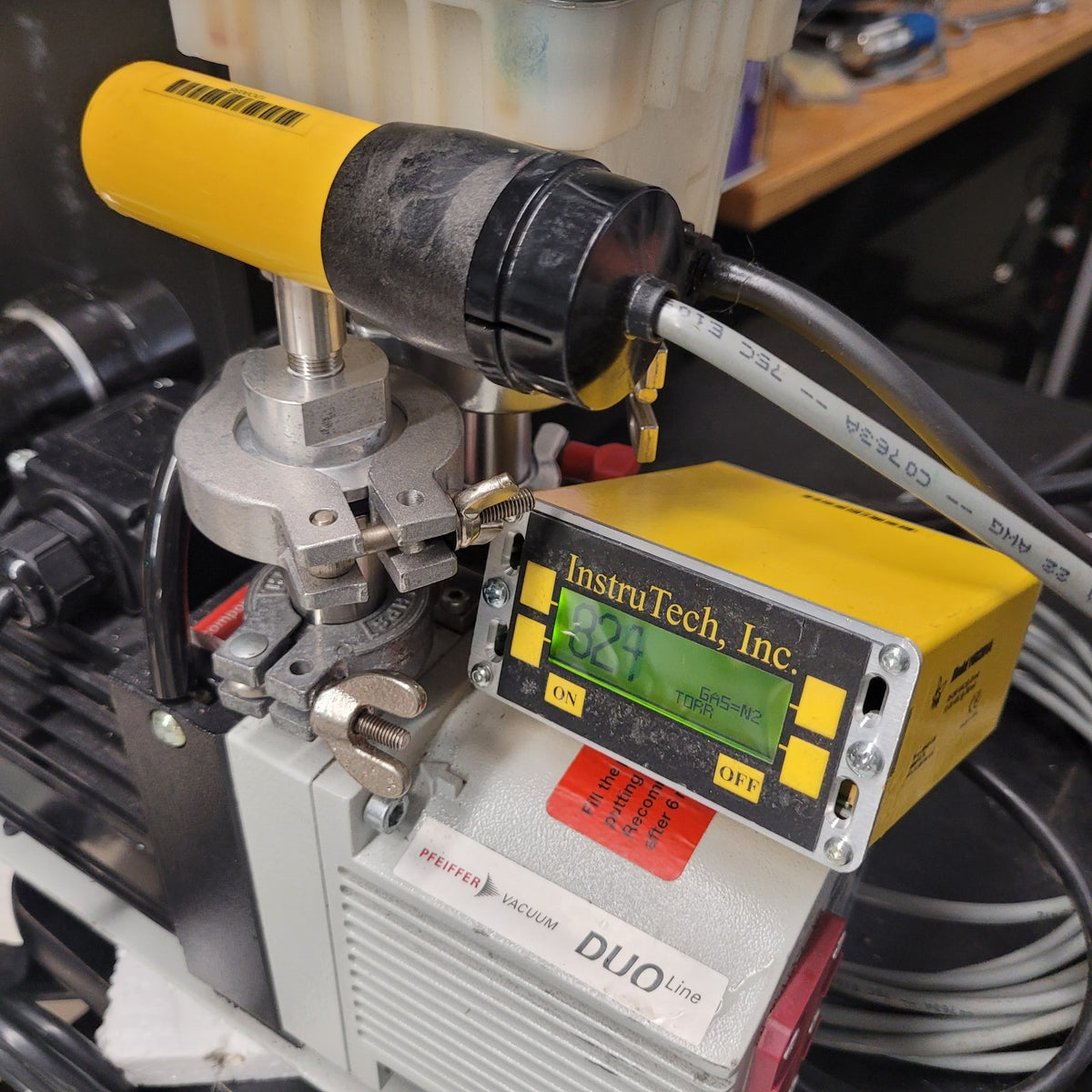 TESTED InstruTech VGC301A WorkerBee Vacuum Controller CVG101GA Pirani Gauge