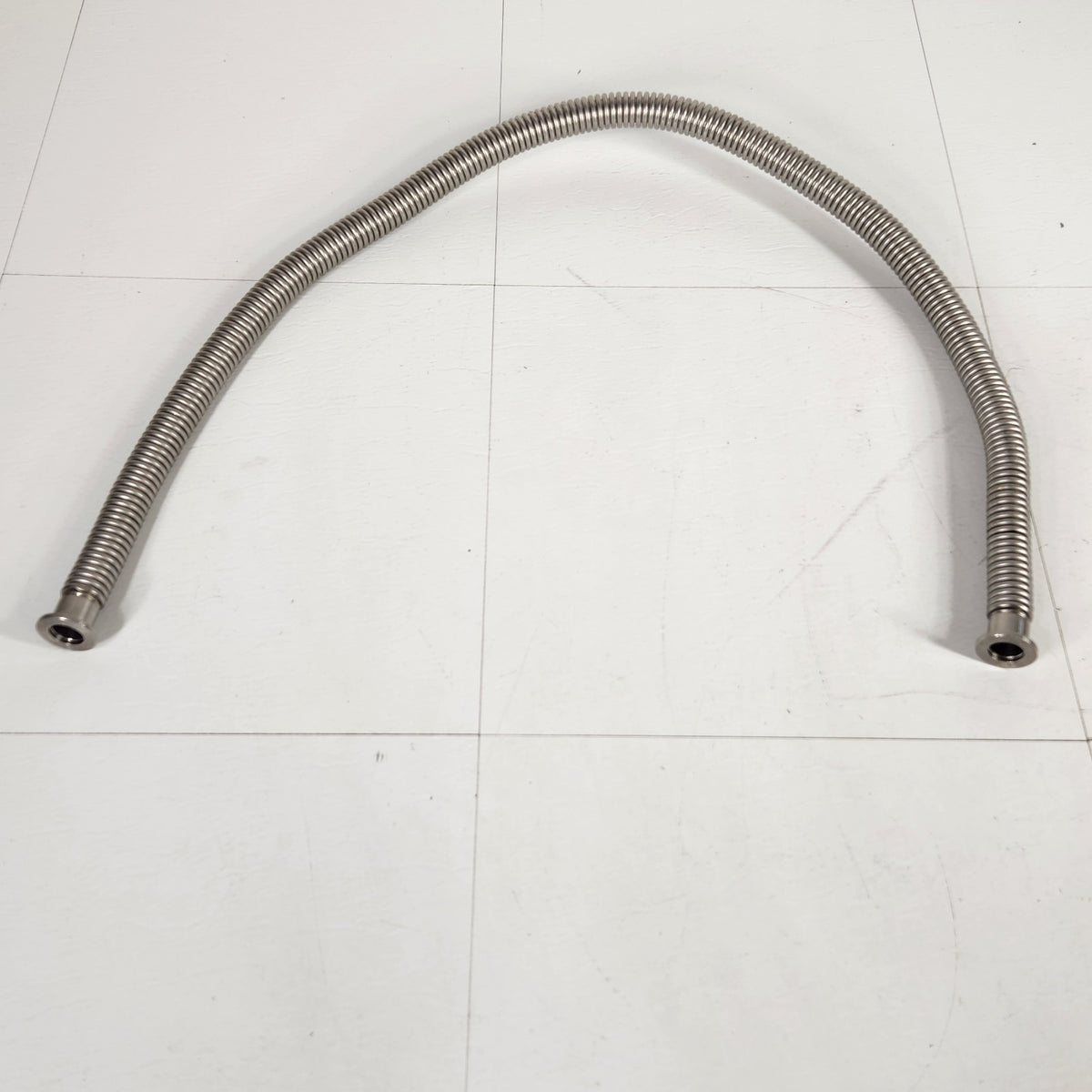 40" KF16 NW16 Stainless Steel Flexible Vacuum Bellows Hose Flange to Flange