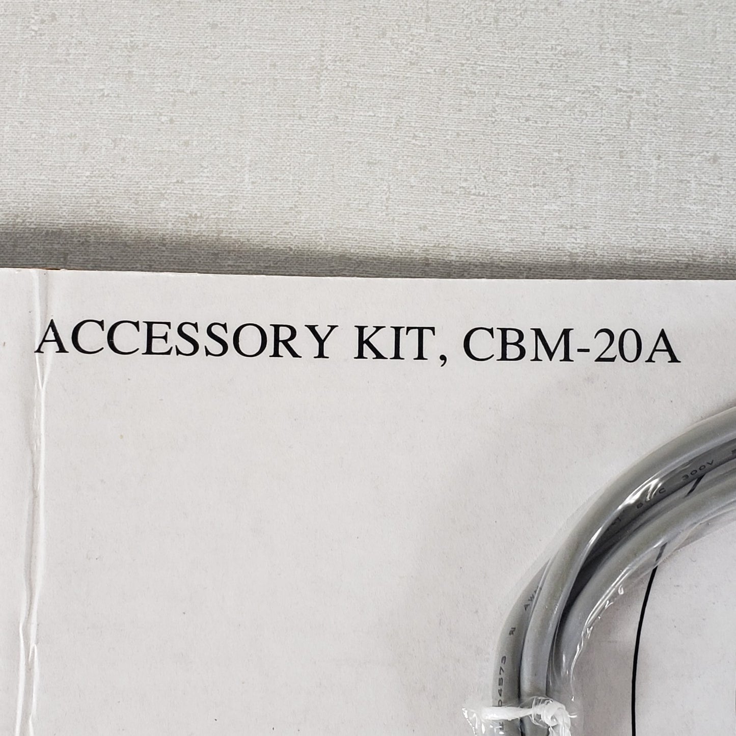 Incomplete Shimadzu 460-08783 Rev B CBM-20A Accessory Kit Missing Parts