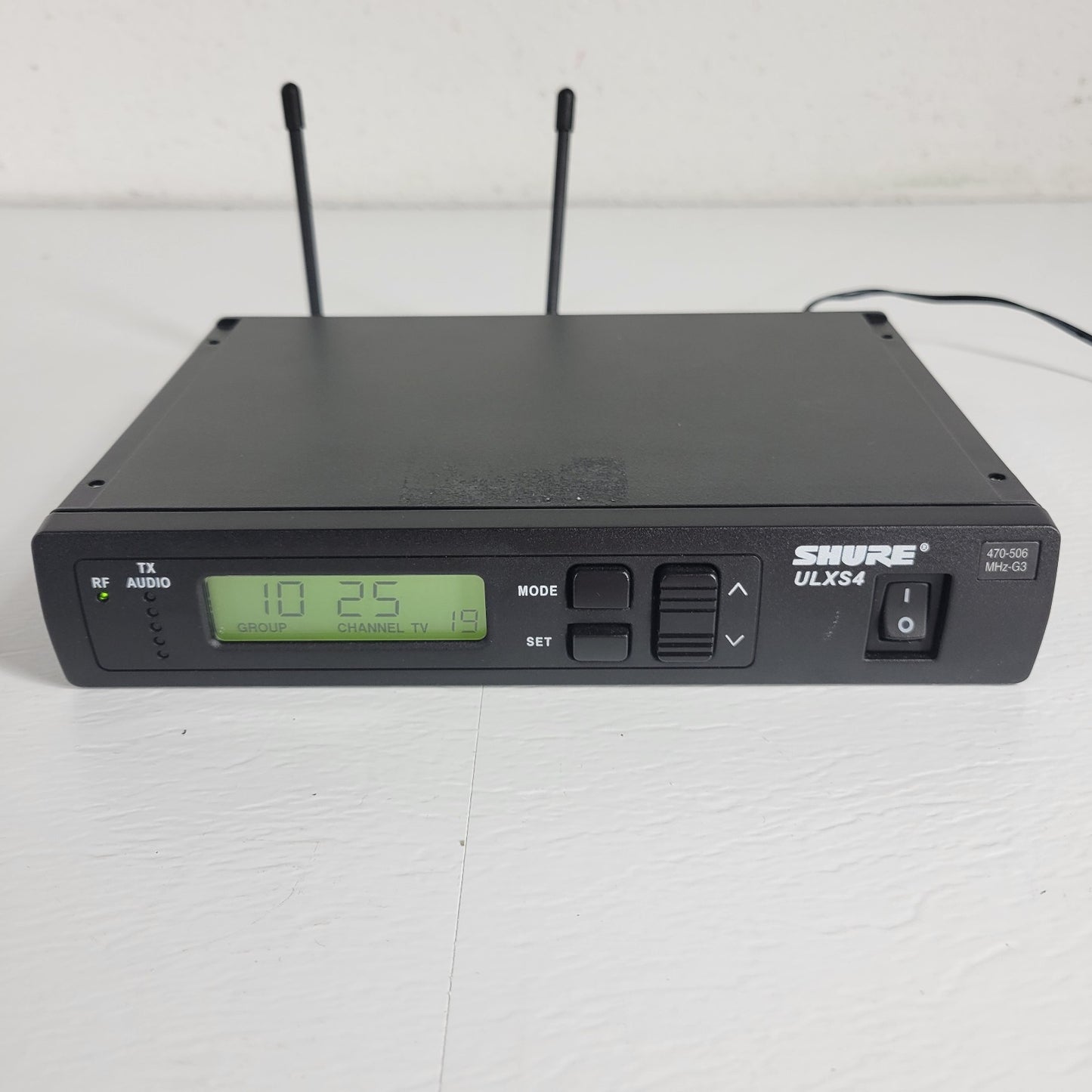 Shure ULXS4-G3 Wireless Receiver w/ ULX1-G3 Bodypack 470-506MHz