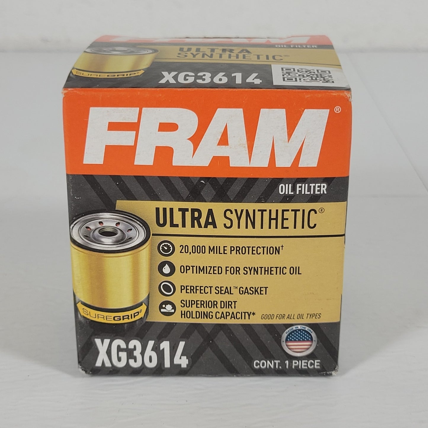FRAM XG3614 Ultra Synthetic Oil Filter, 20,000 Mile Protection; New, Open Box
