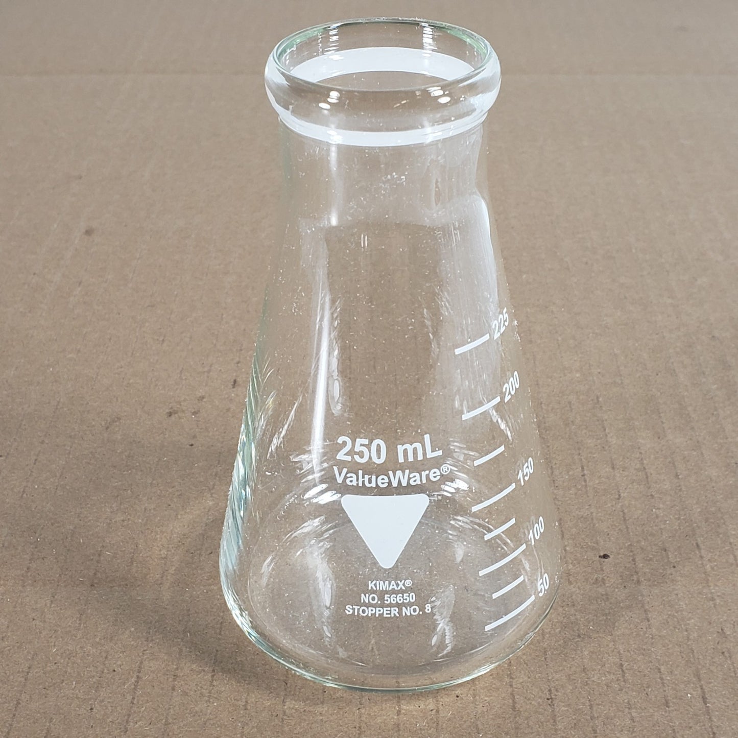 Lot of 14 Valueware/Pyrex 56650/26501/5100/4980 250mL Erlenmeyer Flasks