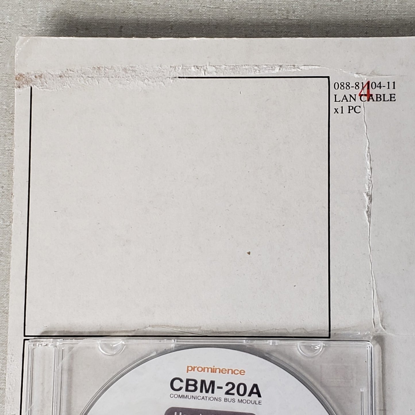 Incomplete Shimadzu 460-08783 Rev B CBM-20A Accessory Kit Missing Parts