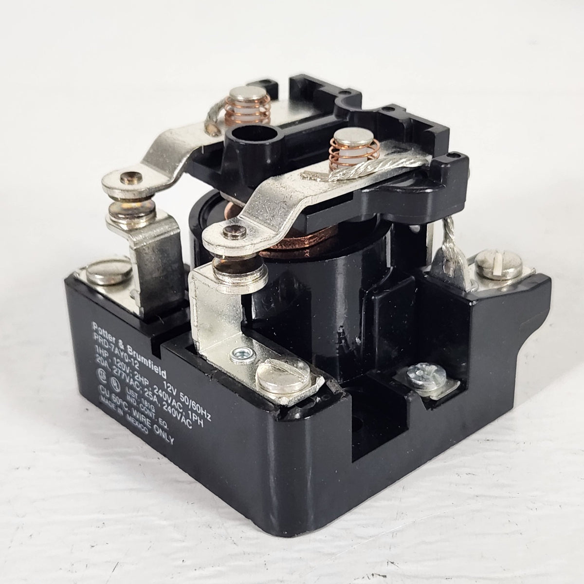 Potter & Brumfield PRD-7AY0-12 12VAC 25A DPST-NO Heavy Duty Power Relay