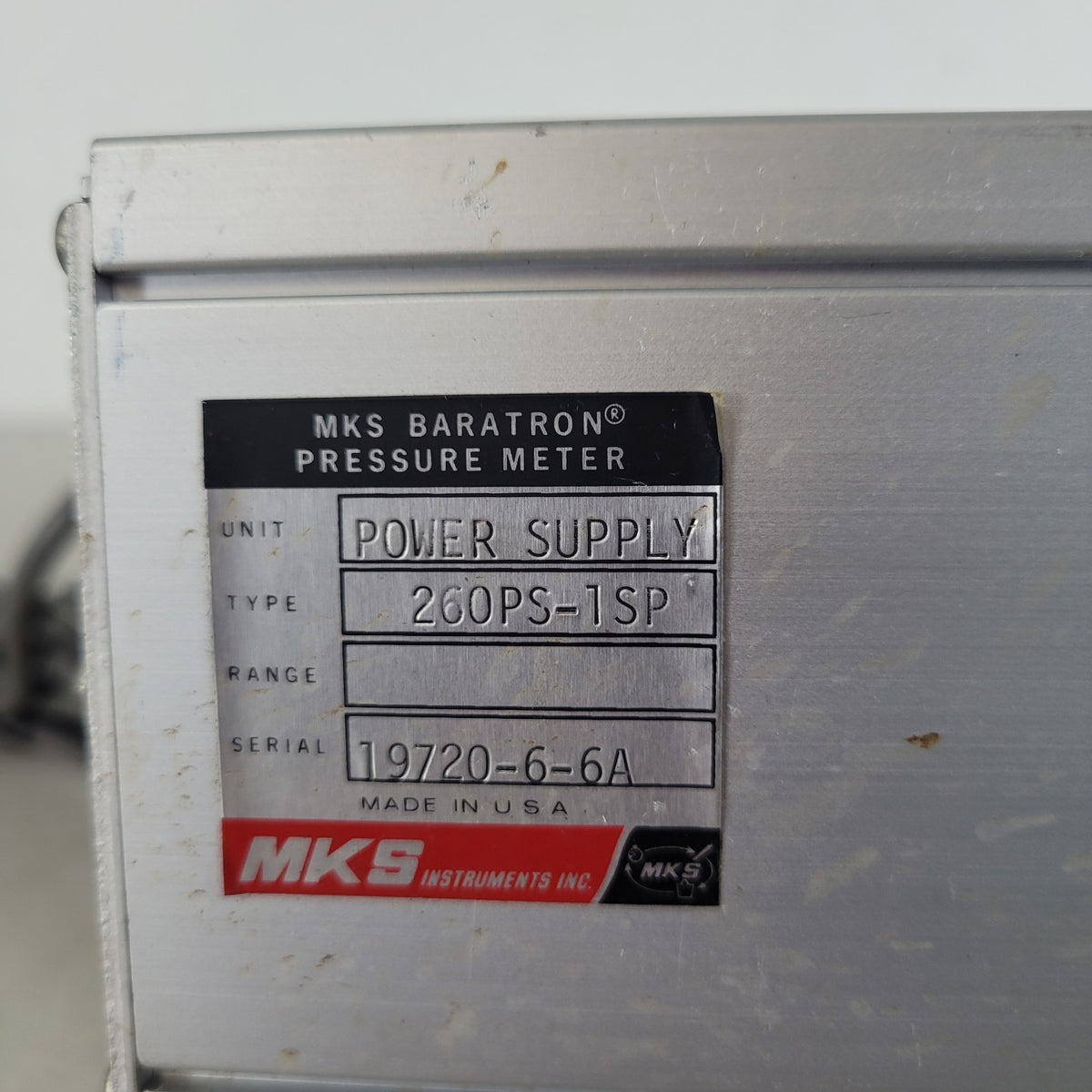 MKS Granville Phillips 260PS-1SP Baratron ±15VDC Power Supply Tested Working