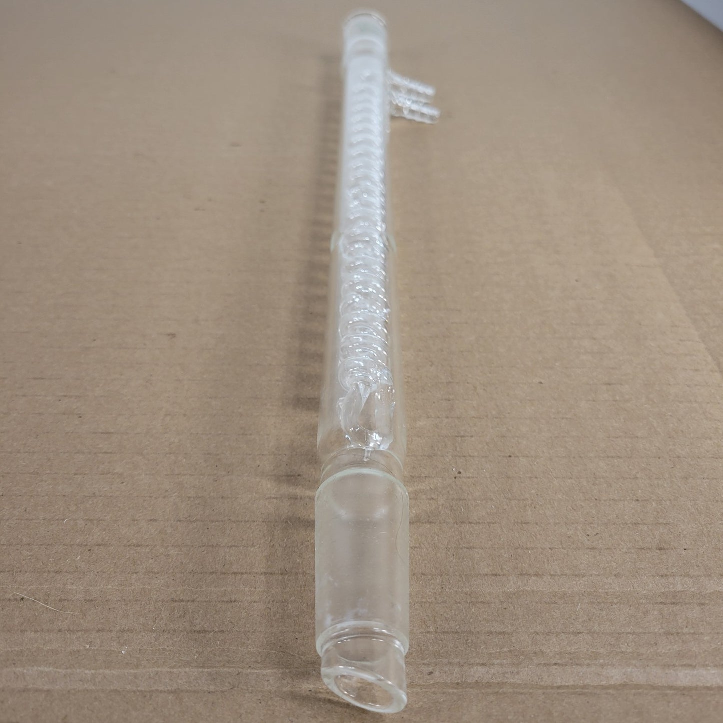 Chemglass CG-1213-05 Style-B Jacketed Coiled Reflux Condenser CN 24/40 300mm