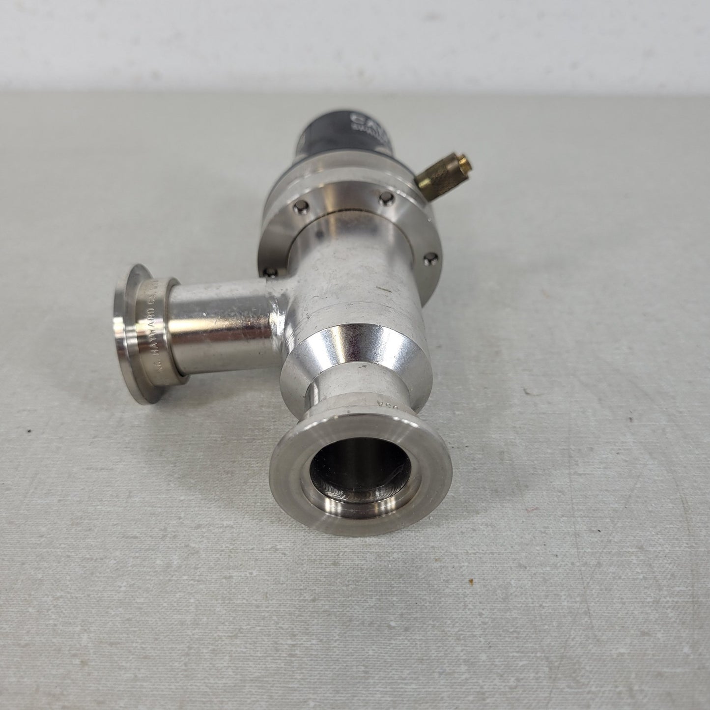 MDC 311073 KAV-100-P KF25 NW25 Pneumatic NC SS High Vacuum Angle Valve Tested