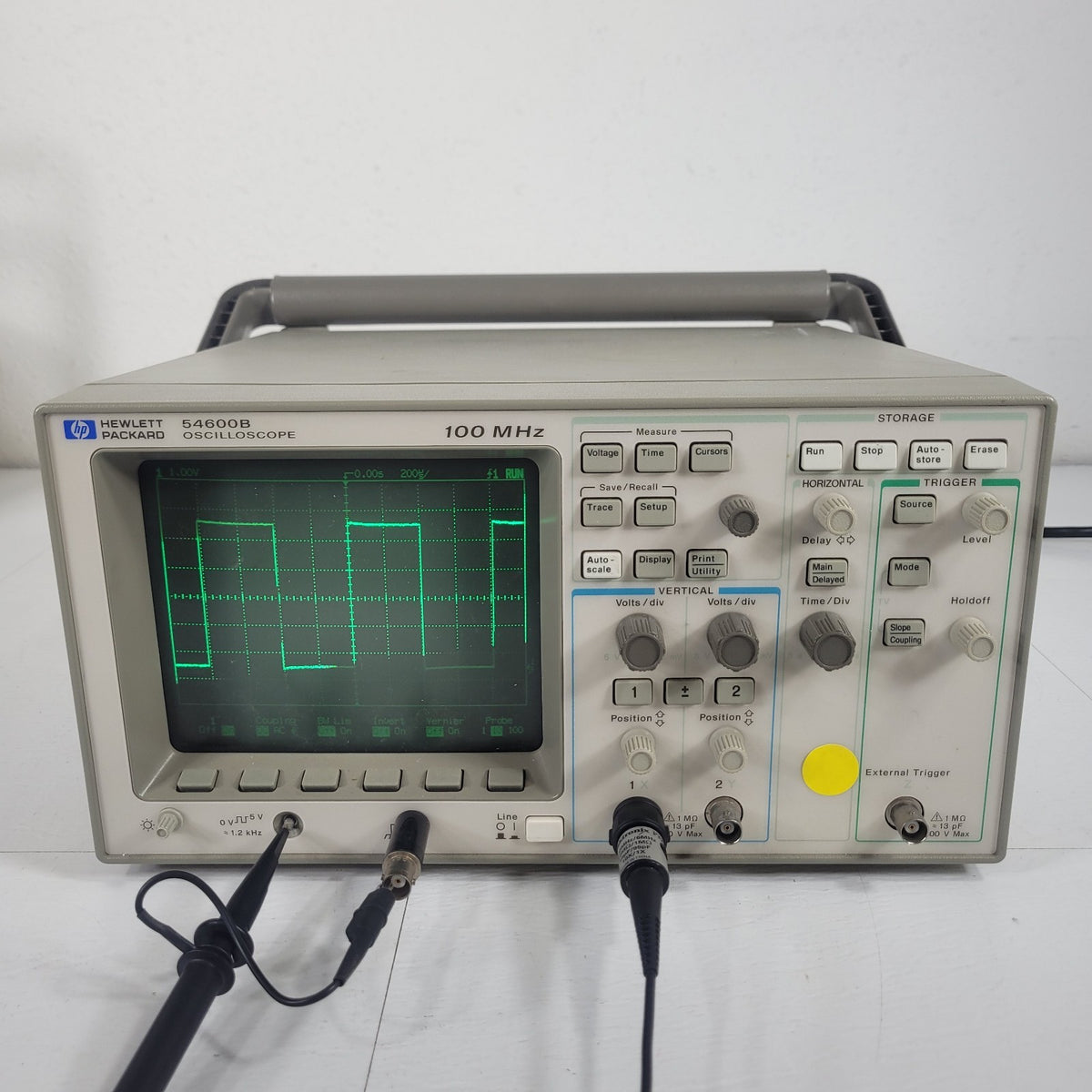 TESTED HP 54600B 100MHz 2-Channel 20MS/s Digital Storage Oscilloscope DSO